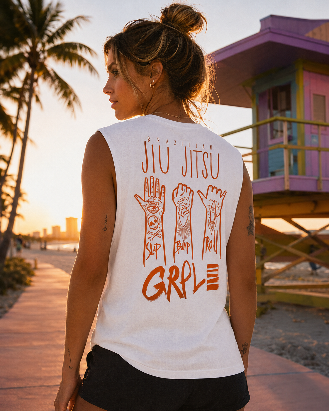 Slap Bump Roll Oversized Tee