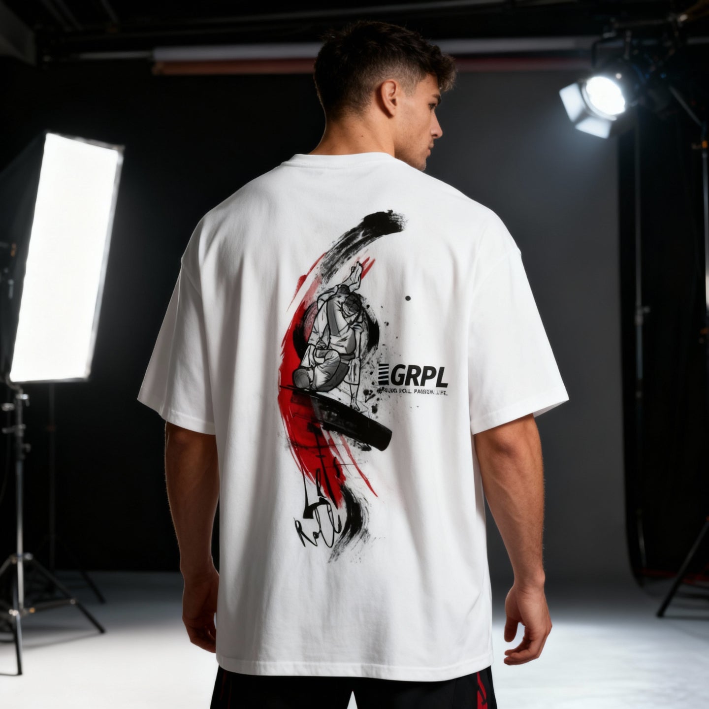 GRPL Heavy Oversized T-Shirt – “Lets Roll”