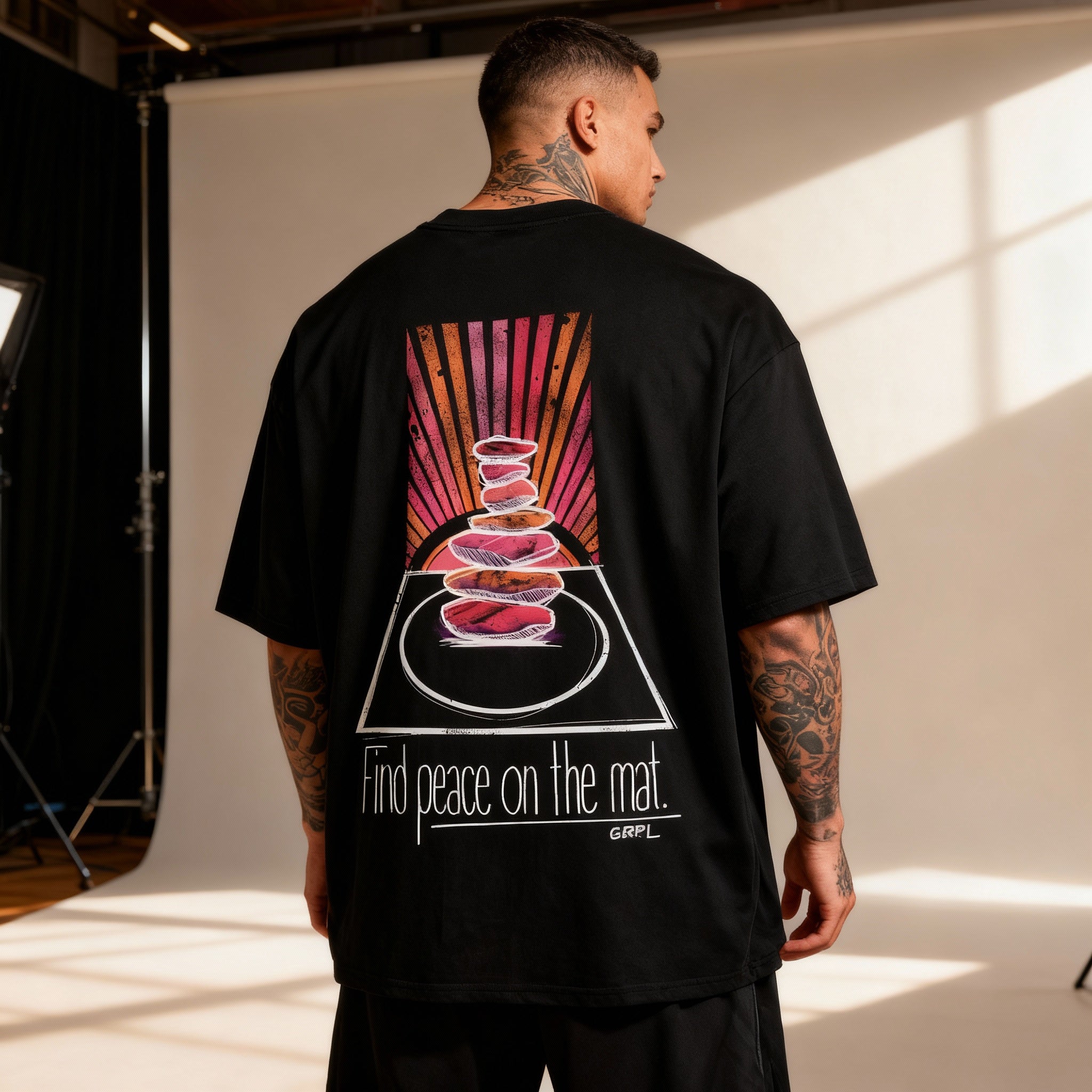 Heavy Oversize Shirt "Peace on the Mat"