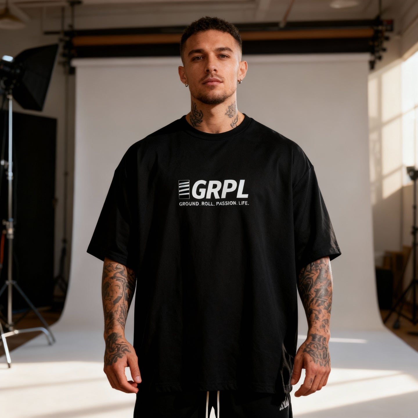 Heavy Oversize Shirt "Peace on the Mat"