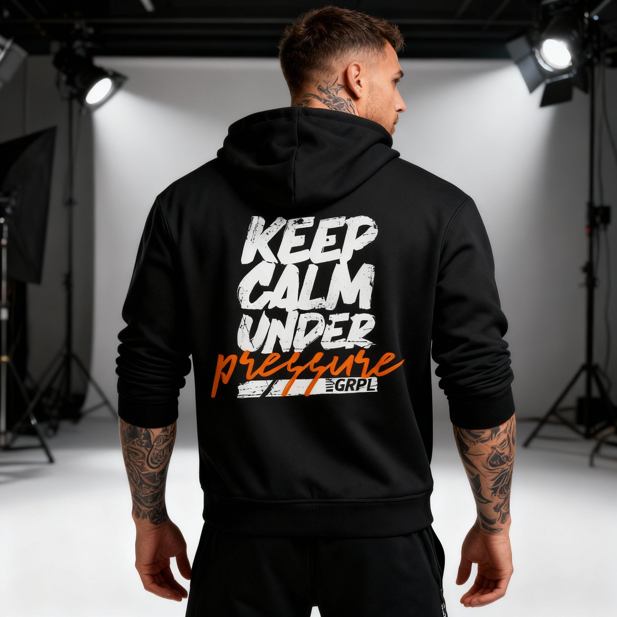 GRPL „Keep Calm Under Pressure“ Hoodie - GRPL-Brand