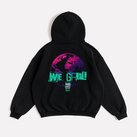 "WE GRAPPLE" Oversized Zipper Hoodie - GRPL-Brand