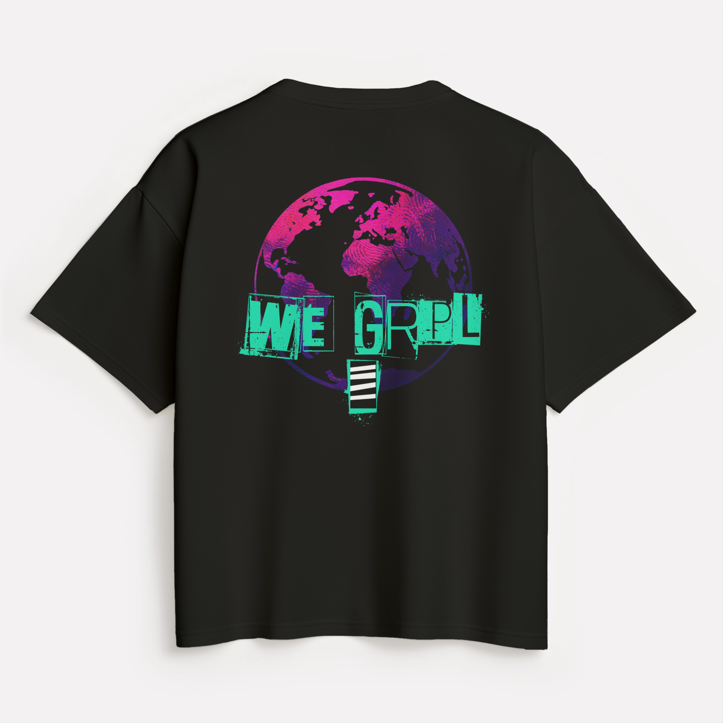 "WE GRAPPLE" Oversized Shirt