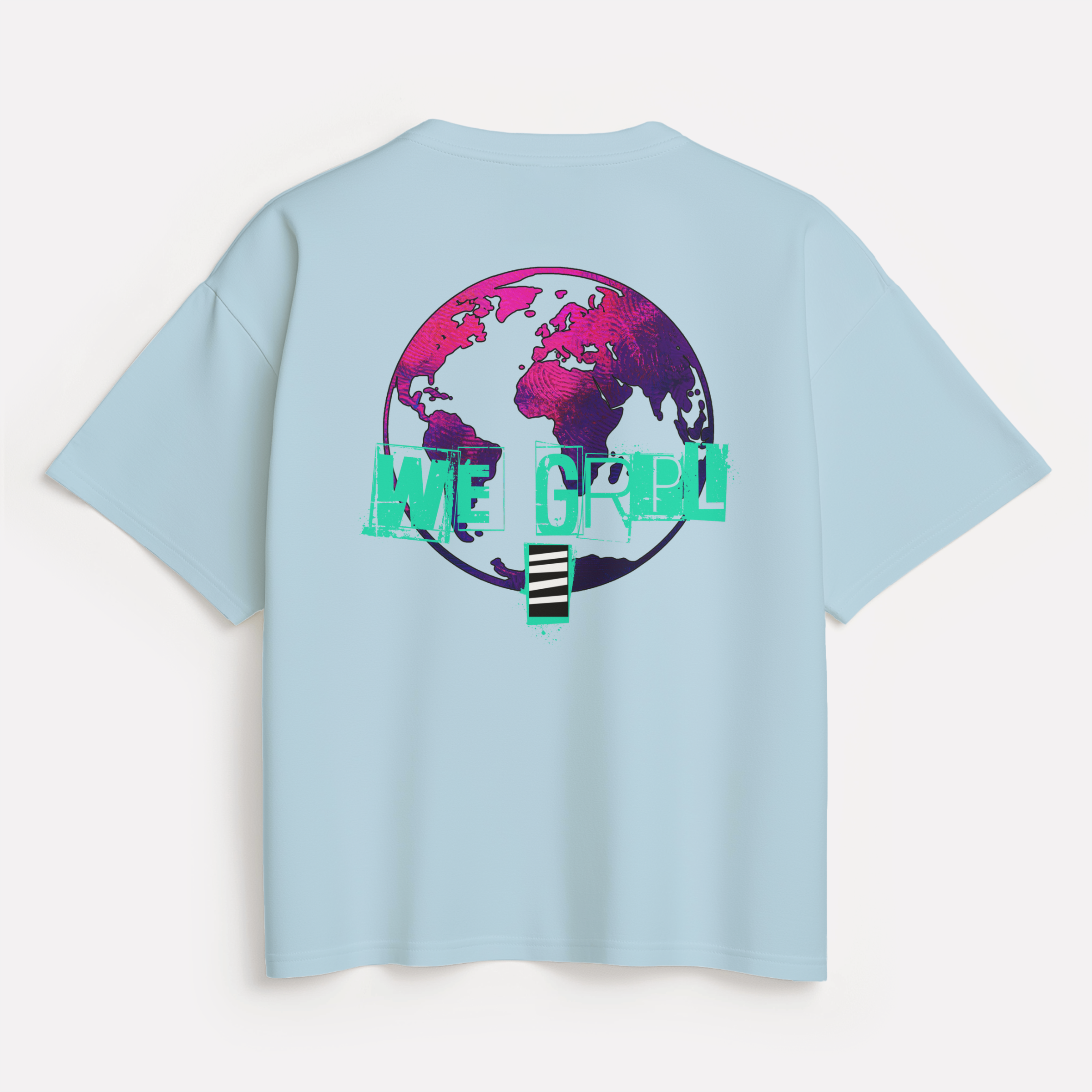 "WE GRAPPLE" Oversized Shirt