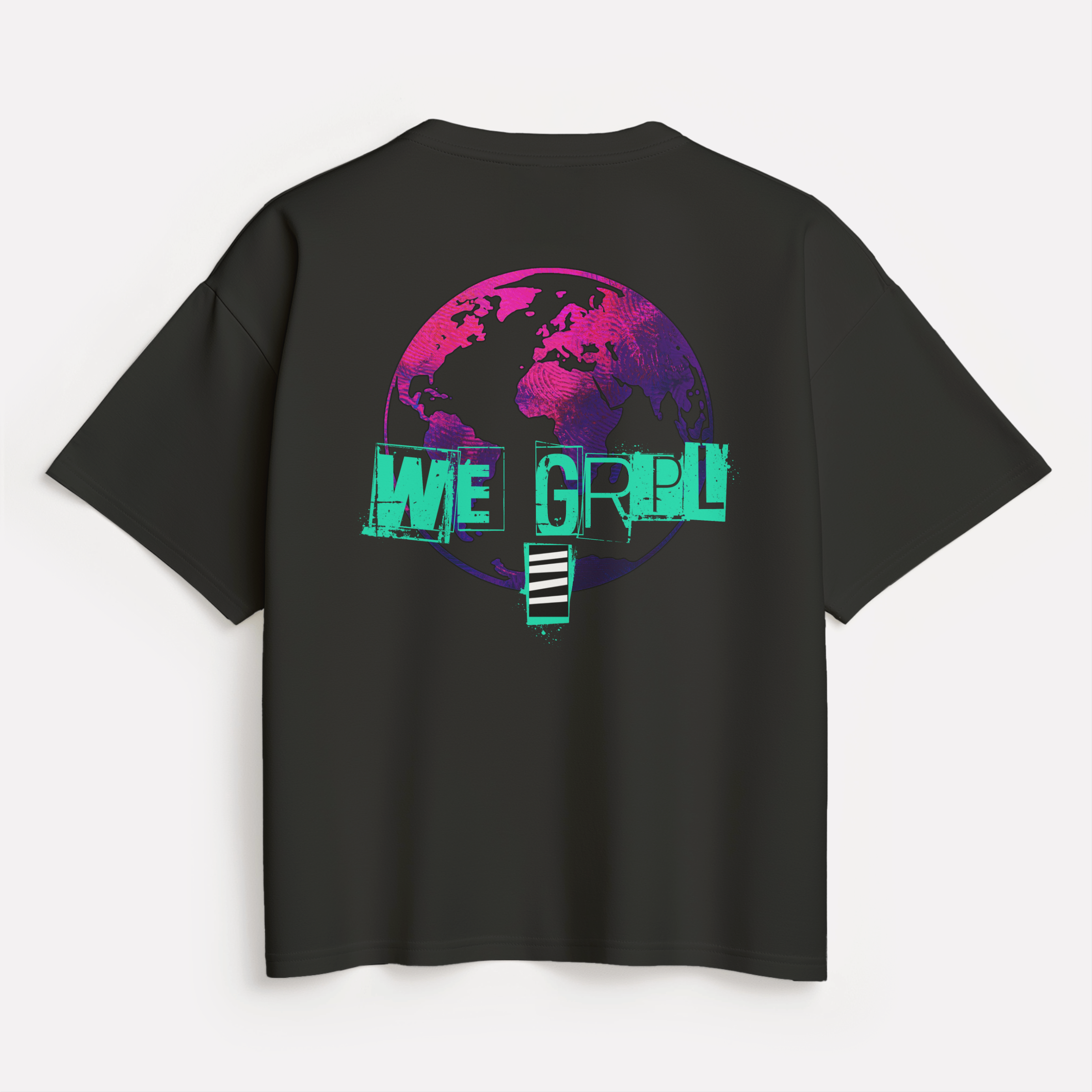 "WE GRAPPLE" Oversized Shirt