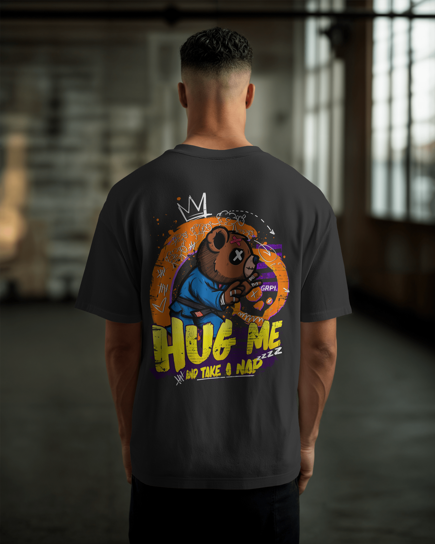 "HUG ME" Oversized Shirt - GRPL-Brand