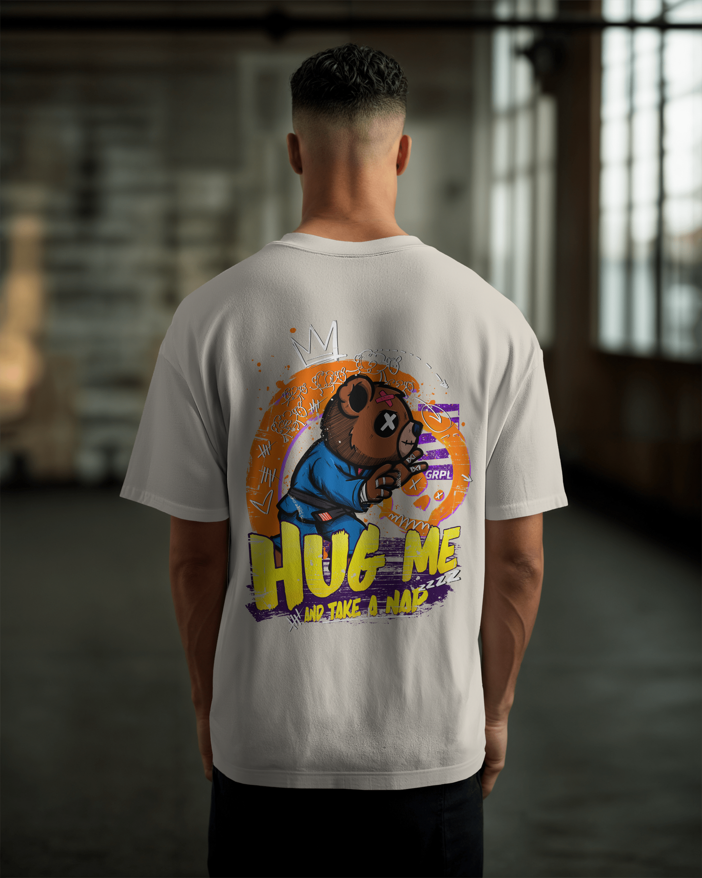 "HUG ME" Oversized Shirt - GRPL-Brand