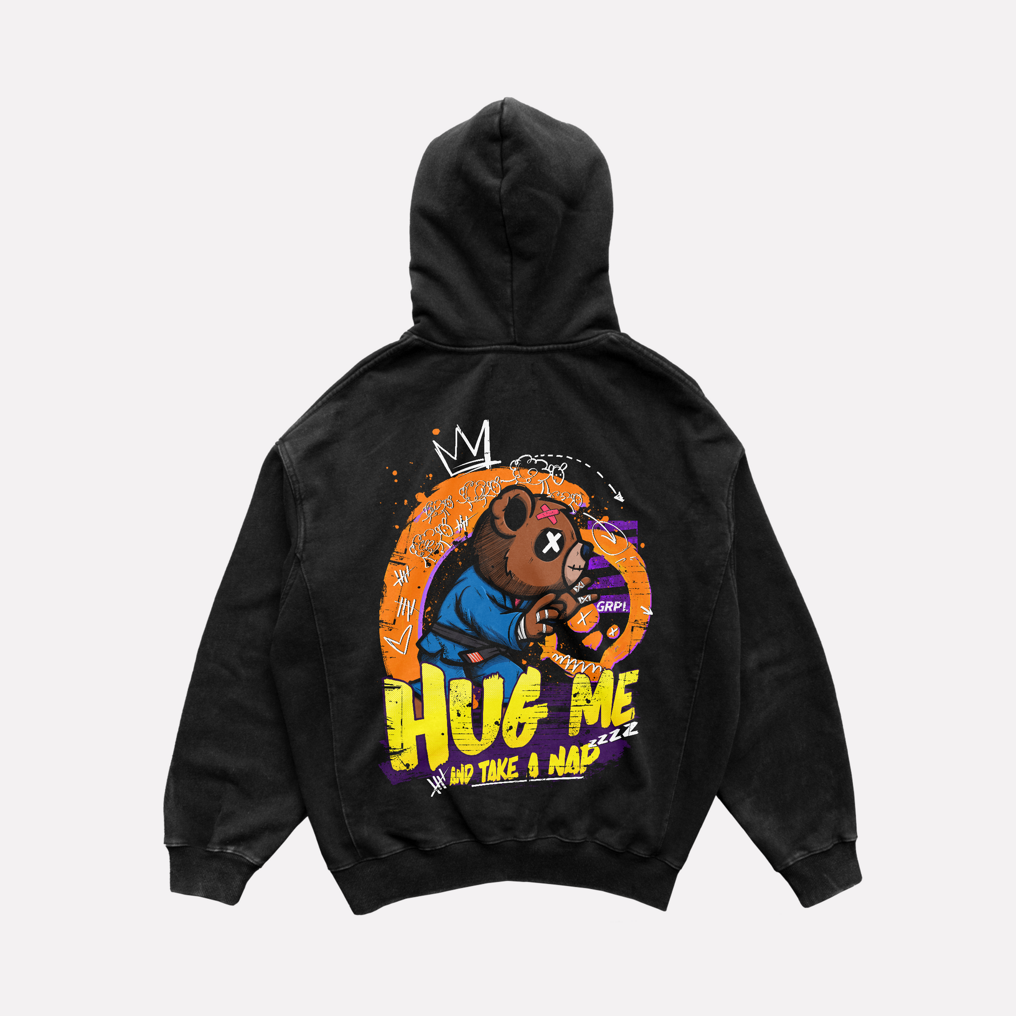 "HUG ME" Zipper Hoodie