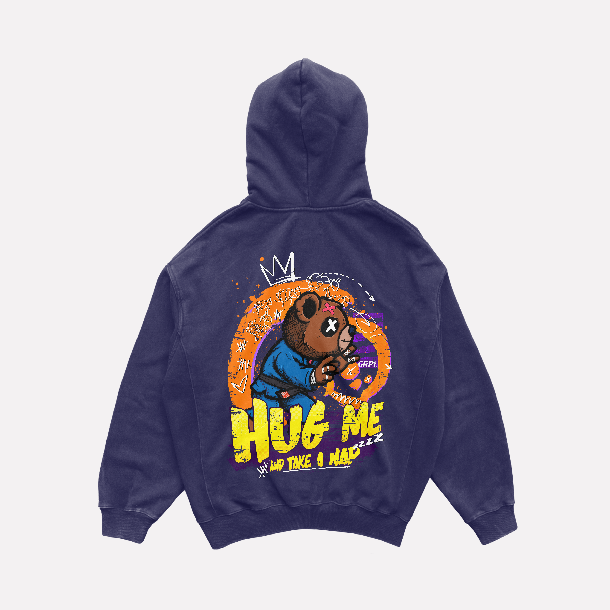 "HUG ME" Zipper Hoodie