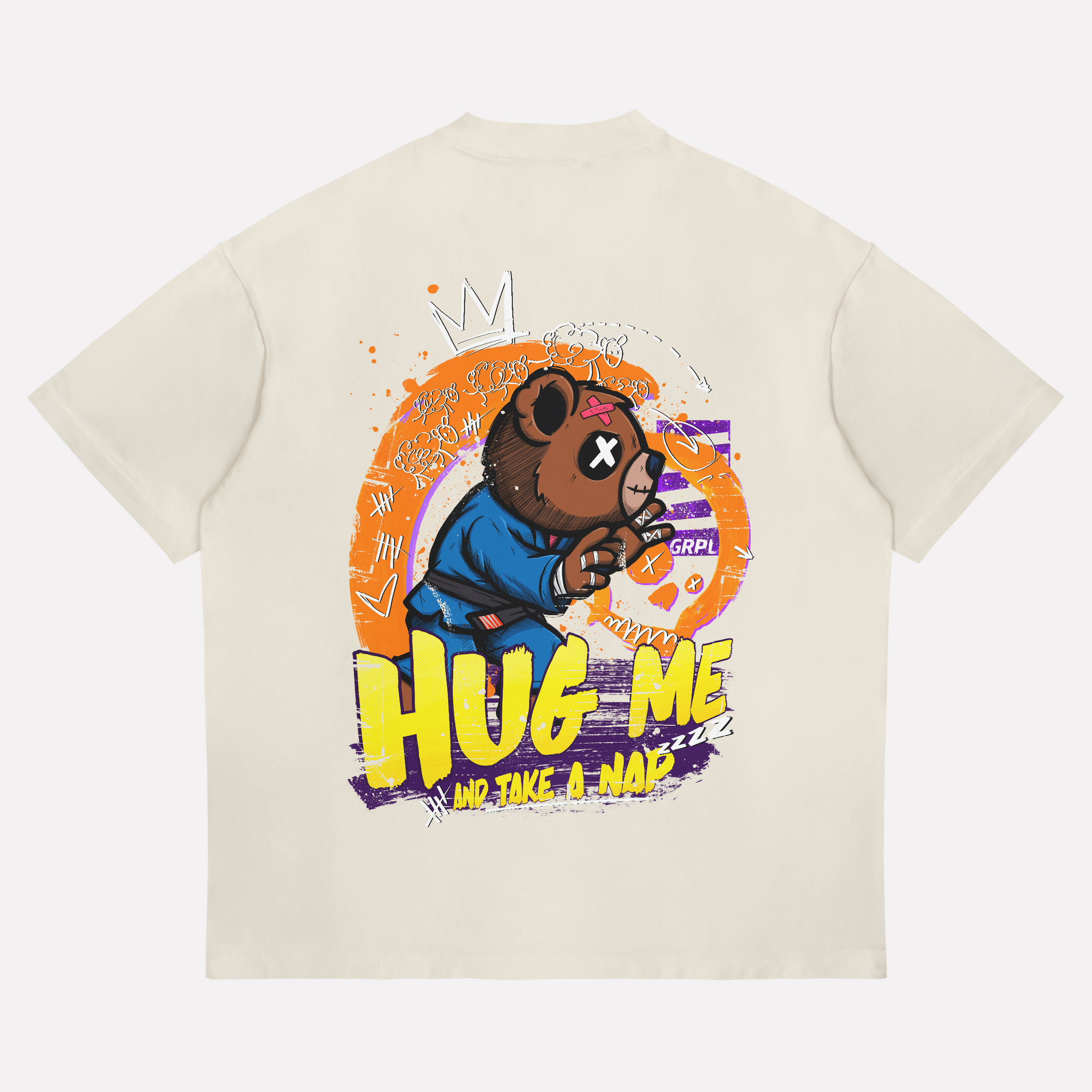 "HUG ME" Oversized Shirt