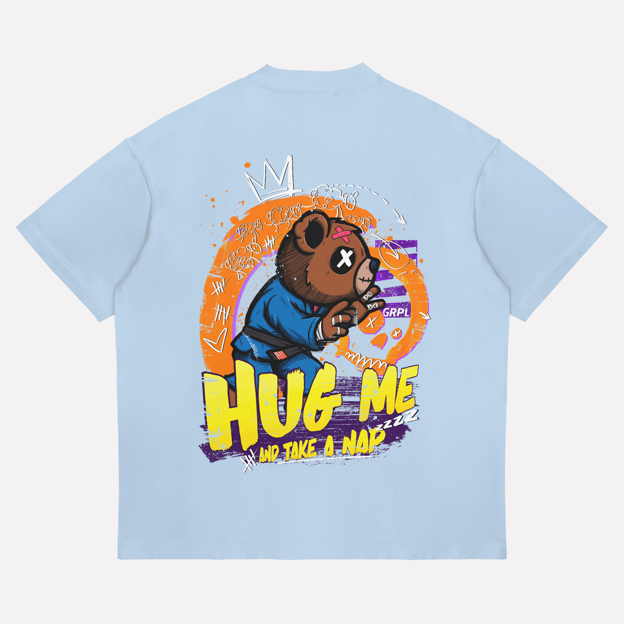 "HUG ME" Oversized Shirt