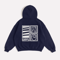 "ART" Oversized Zipper Hoodie - GRPL-Brand