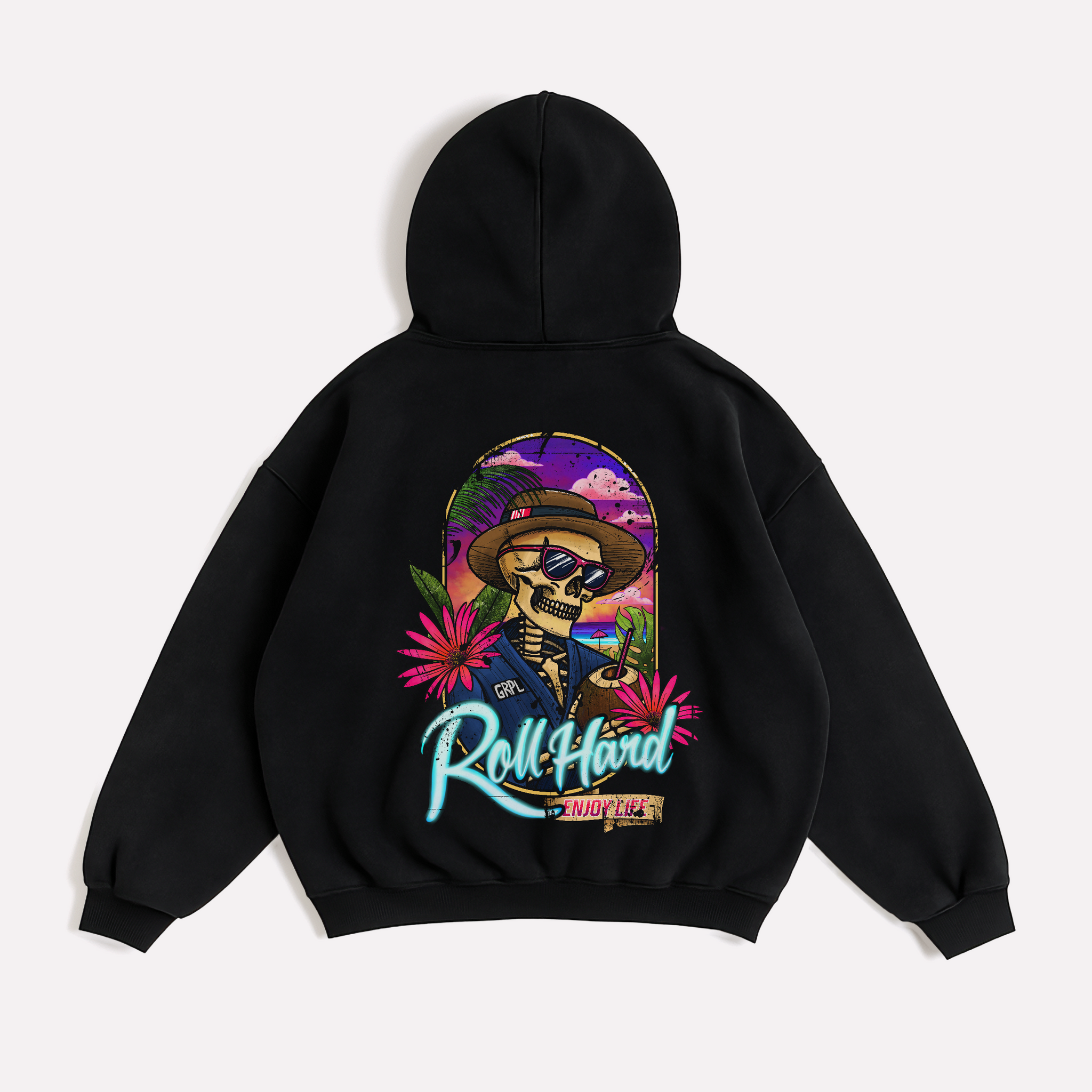 "ROLL HARD" Premium Hoodie - GRPL-Brand