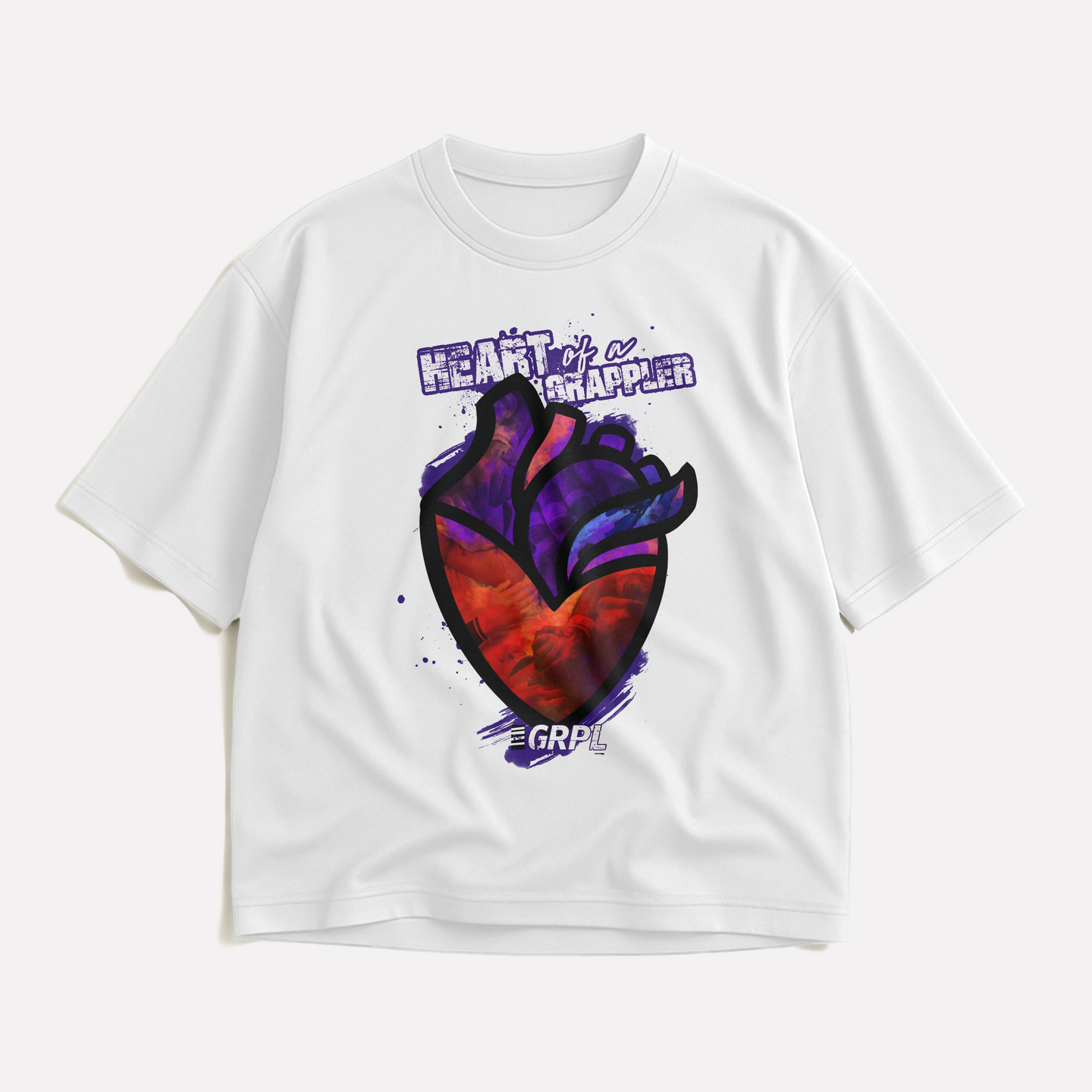 "Heart of a Grappler" Oversized Shirt - GRPL-Brand