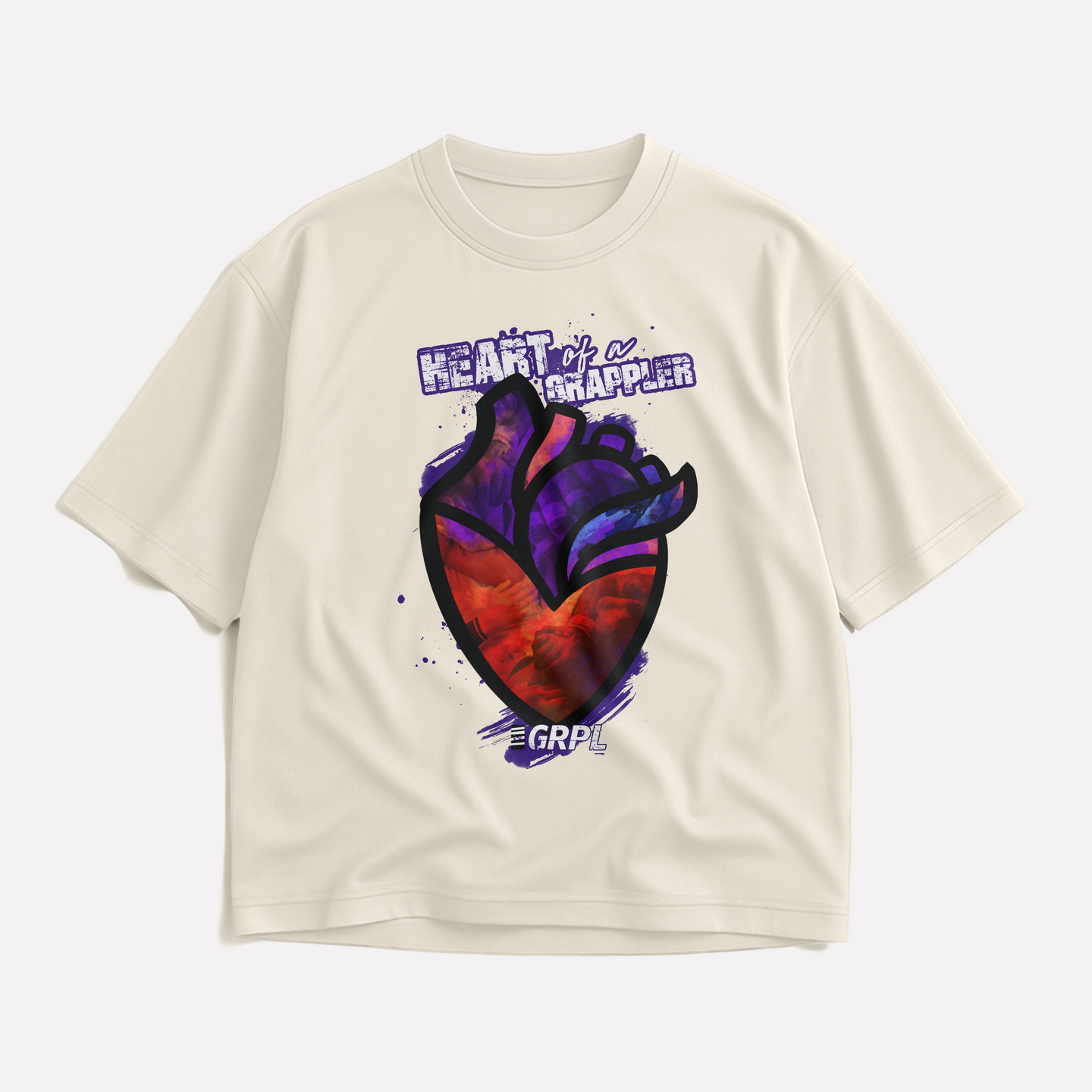 "Heart of a Grappler" Oversized Shirt - GRPL-Brand