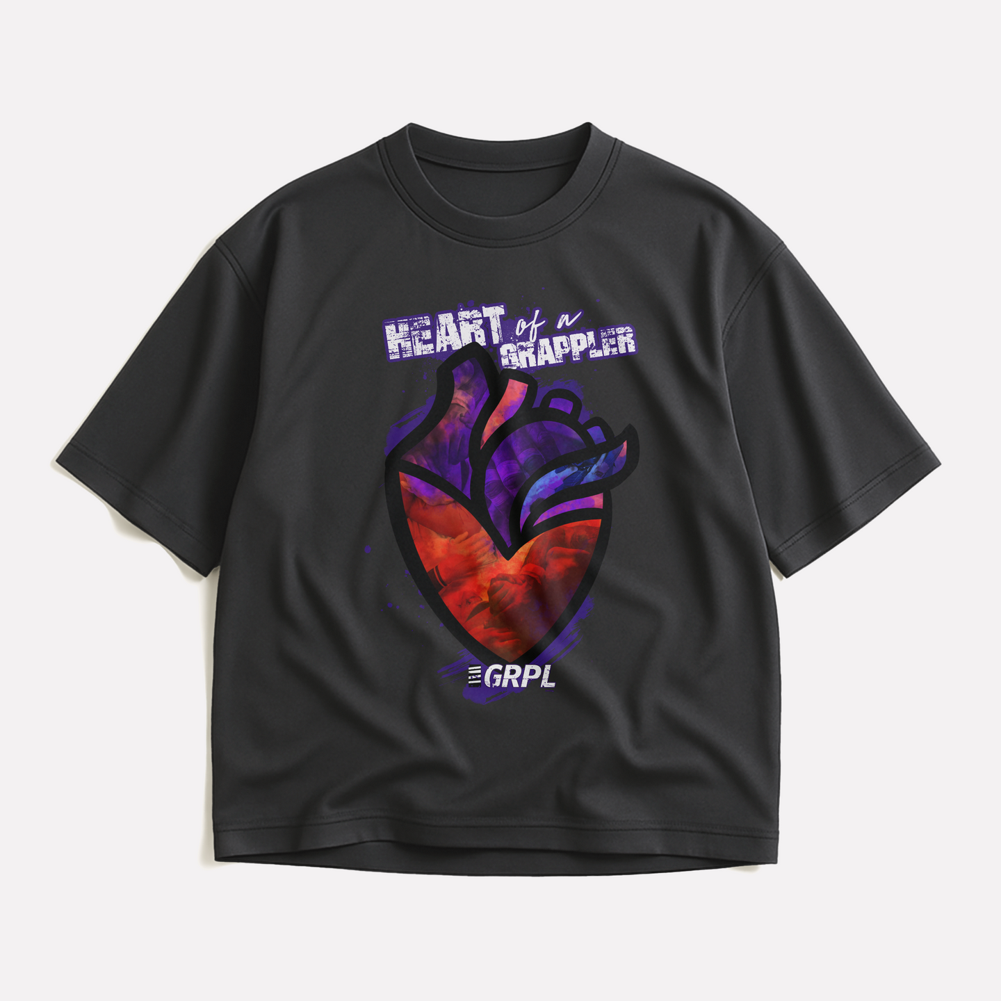 "Heart of a Grappler" Oversized Shirt - GRPL-Brand
