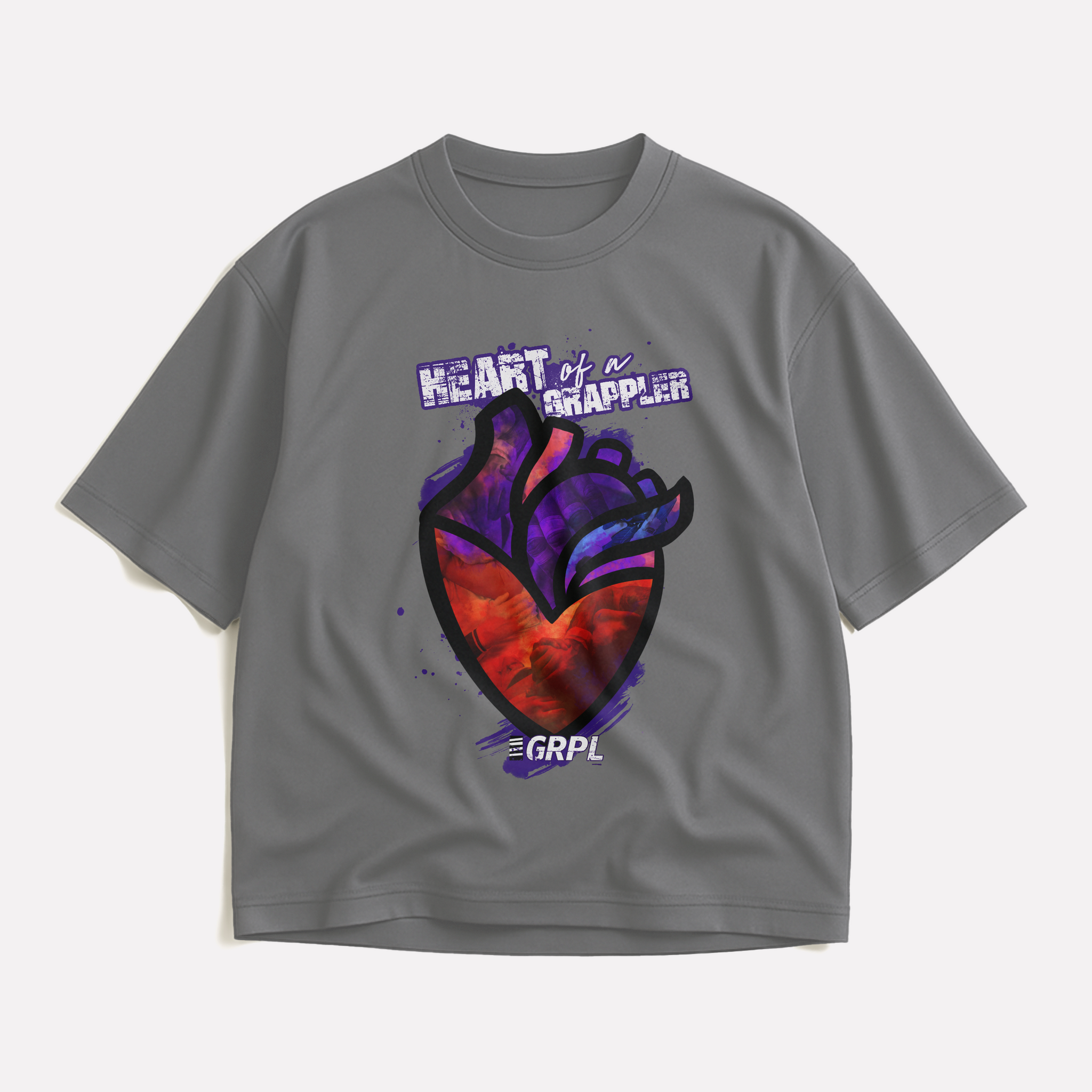 "Heart of a Grappler" Oversized Shirt - GRPL-Brand