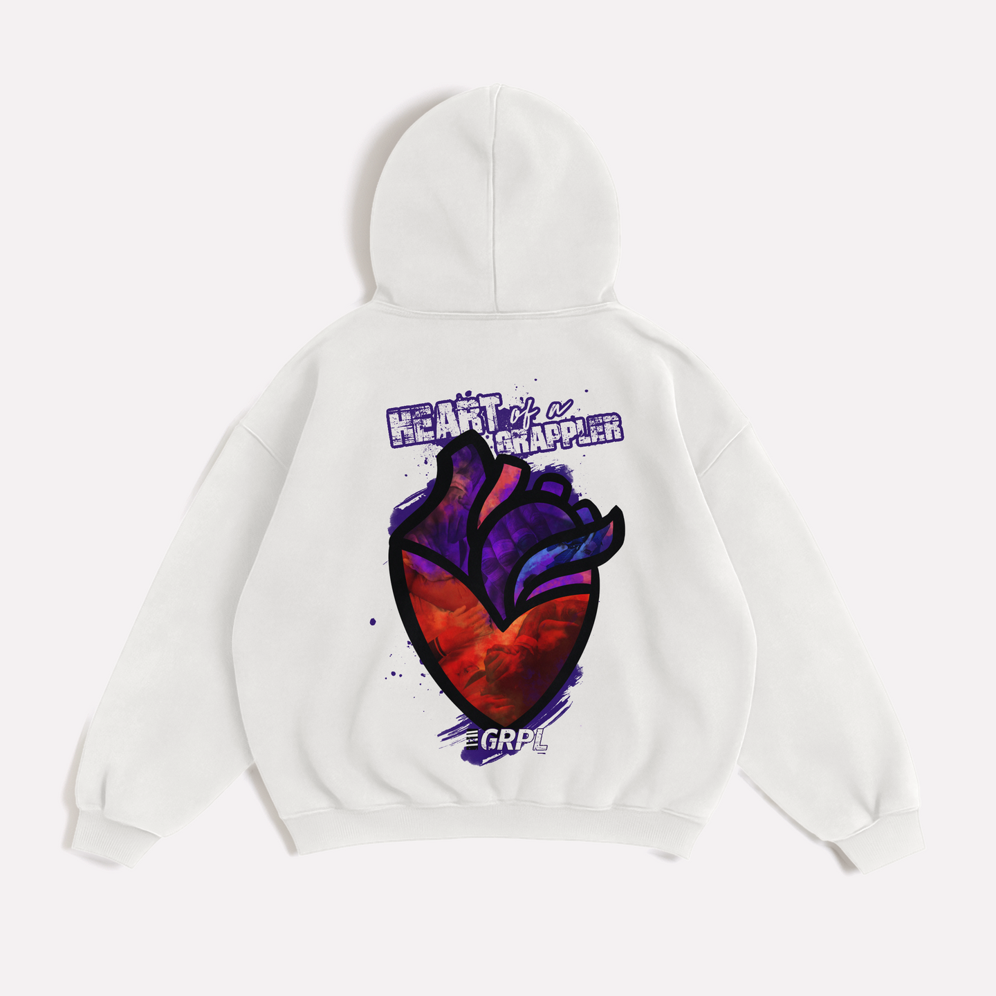 "Heart of a Grappler" Oversized Hoodie - GRPL-Brand