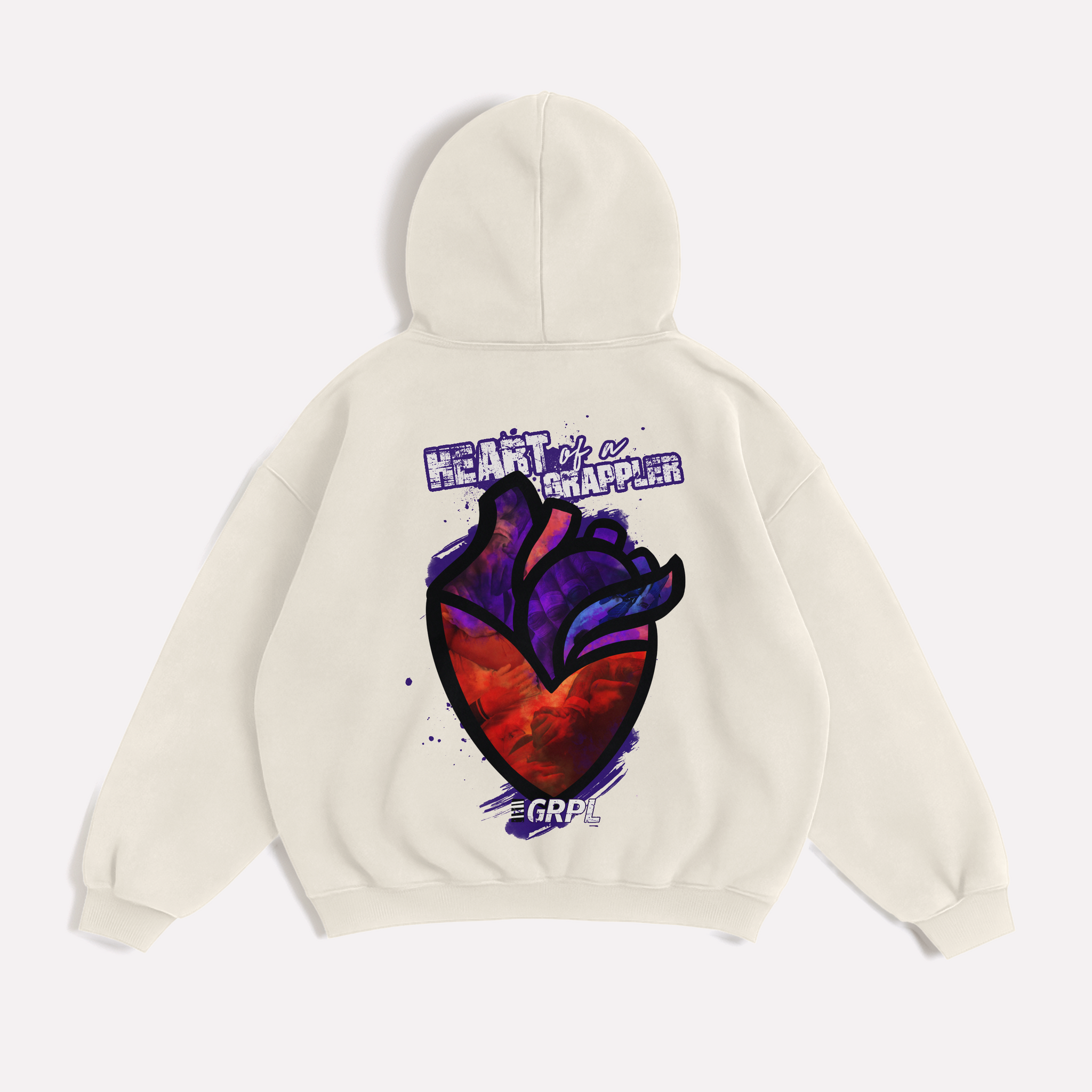"Heart of a Grappler" Oversized Hoodie - GRPL-Brand