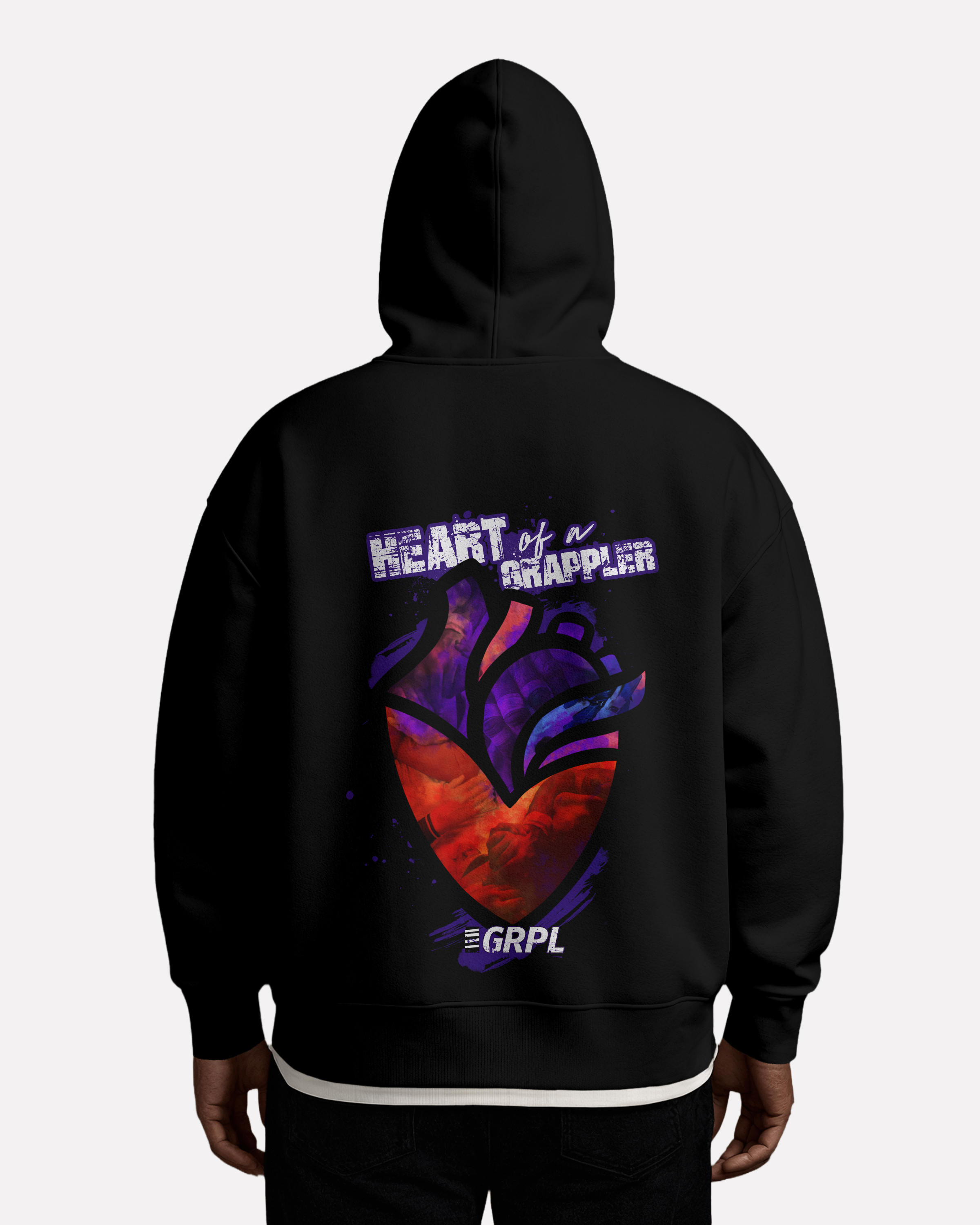 "Heart of a Grappler" Oversized Hoodie