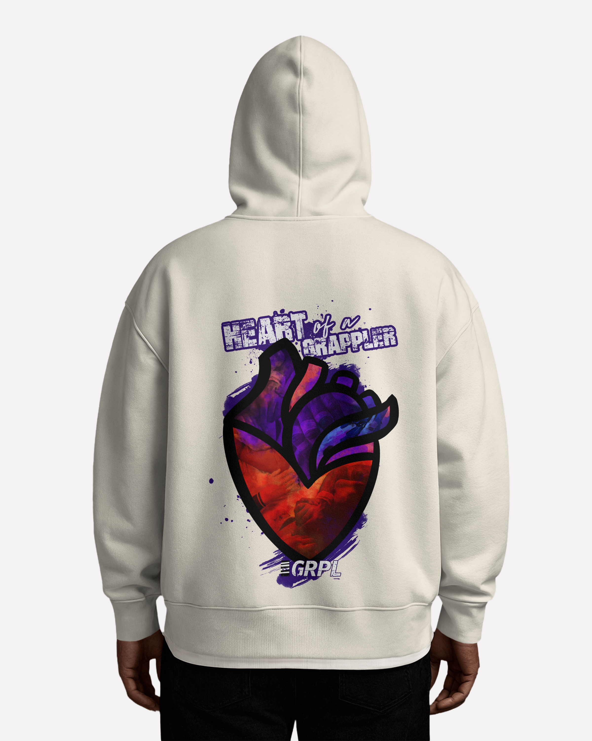 "Heart of a Grappler" Oversized Hoodie