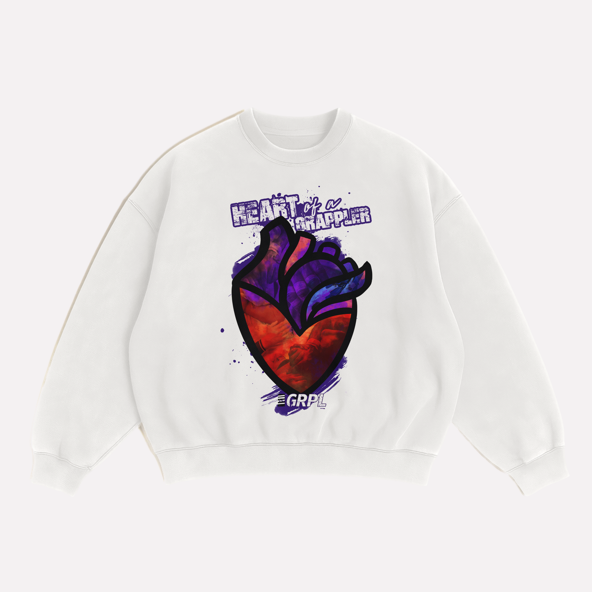 "Heart of a Grappler" Organic Sweatshirt - GRPL-Brand