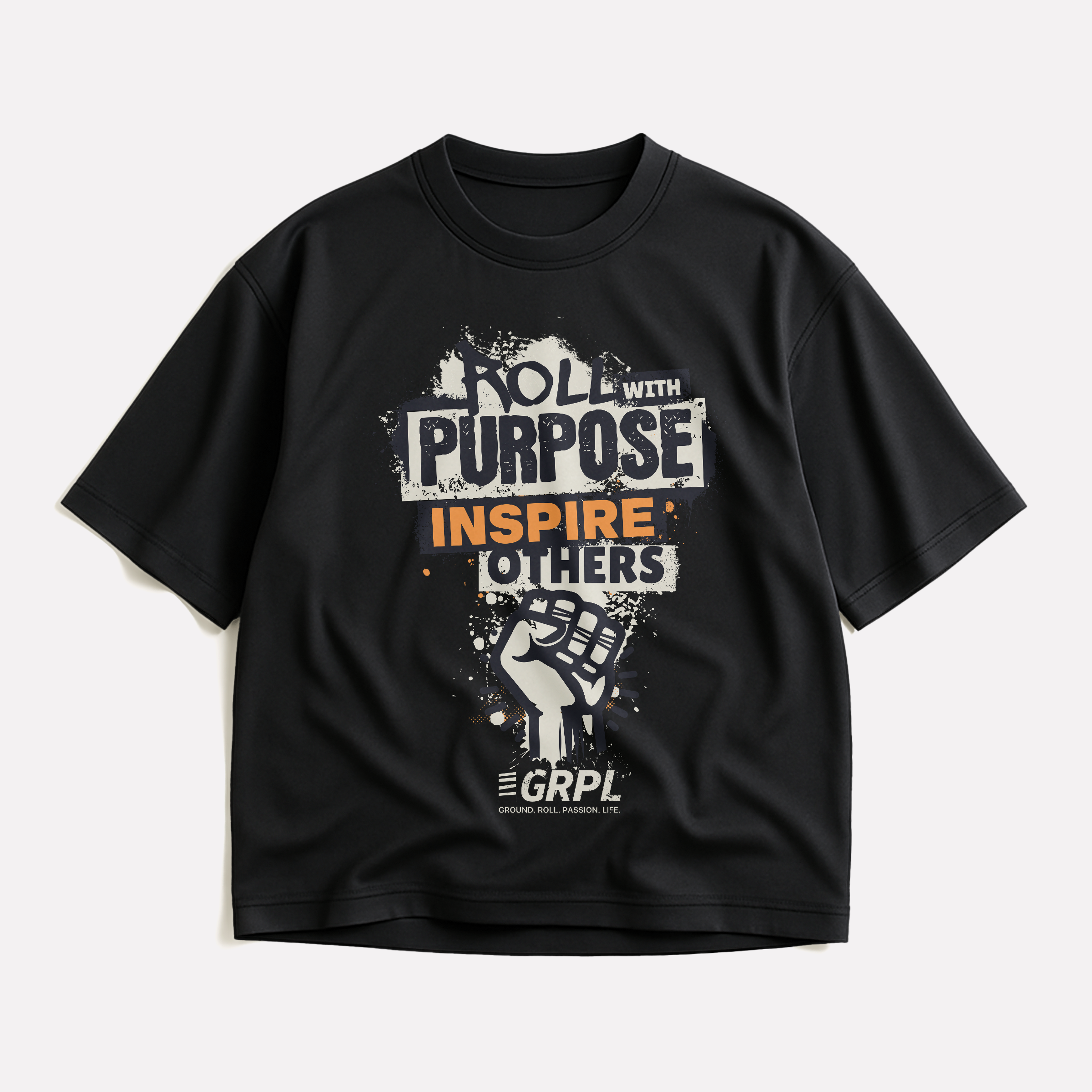 "Roll with Purpose" Oversized Shirt