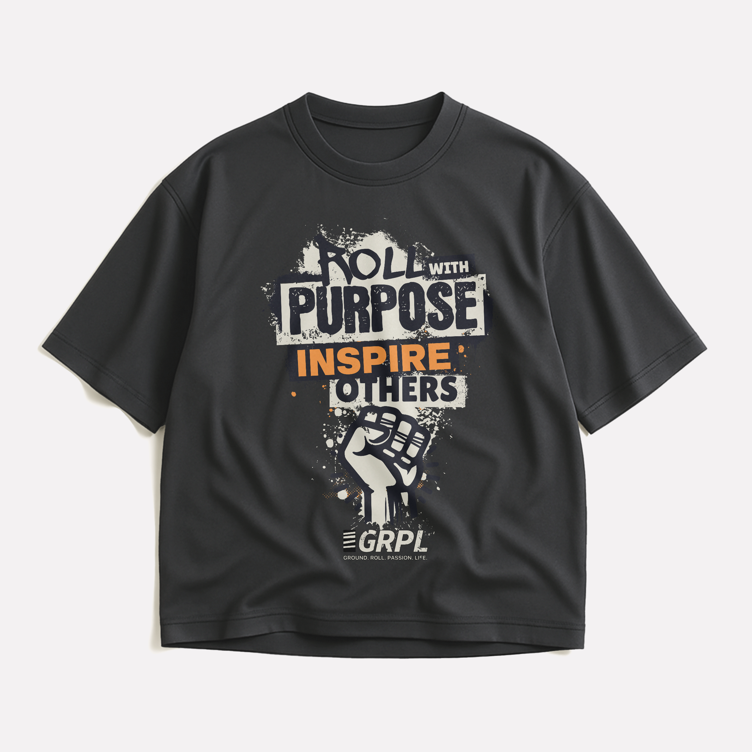 "Roll with Purpose" Oversized Shirt