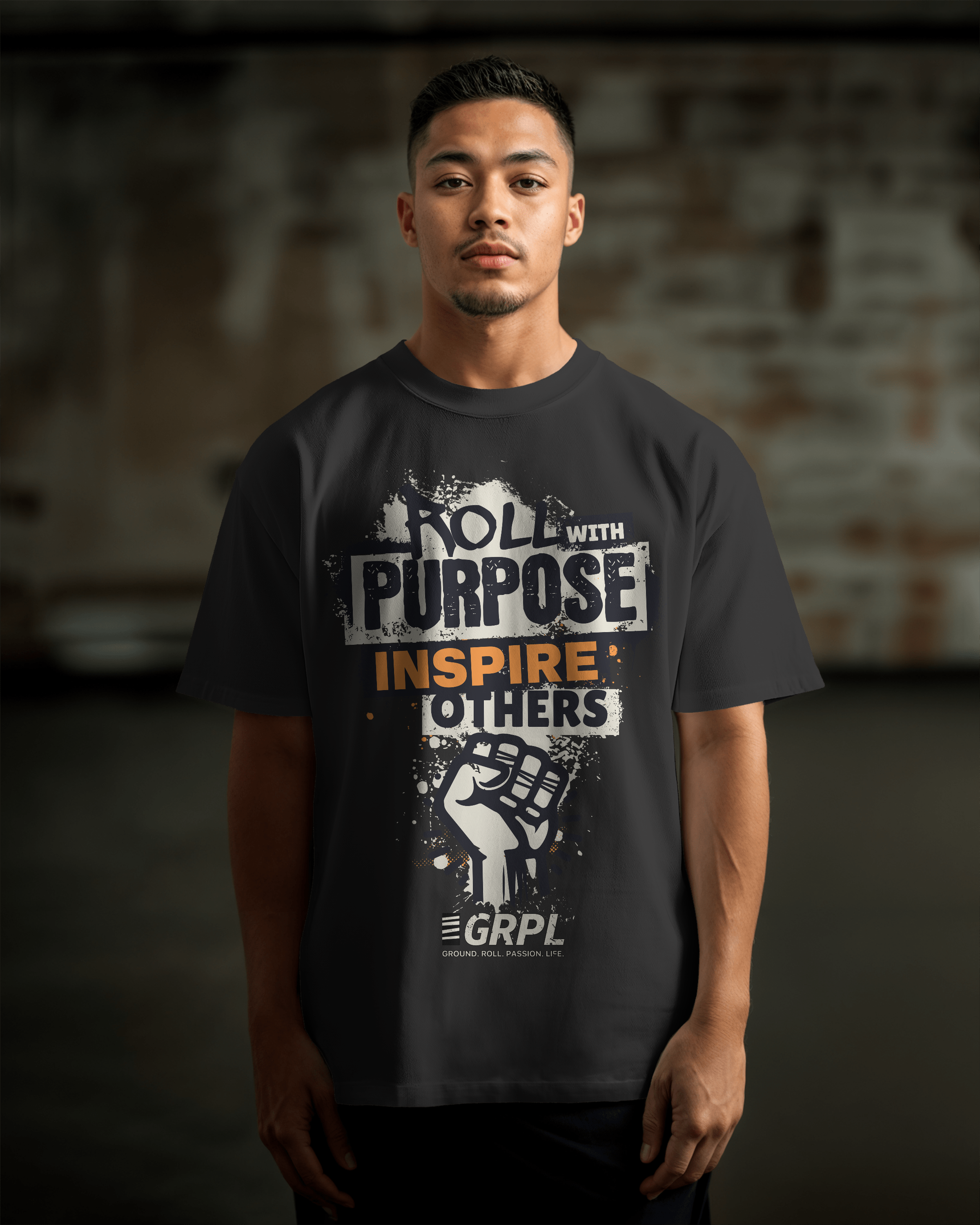"Roll with Purpose" Oversized Shirt