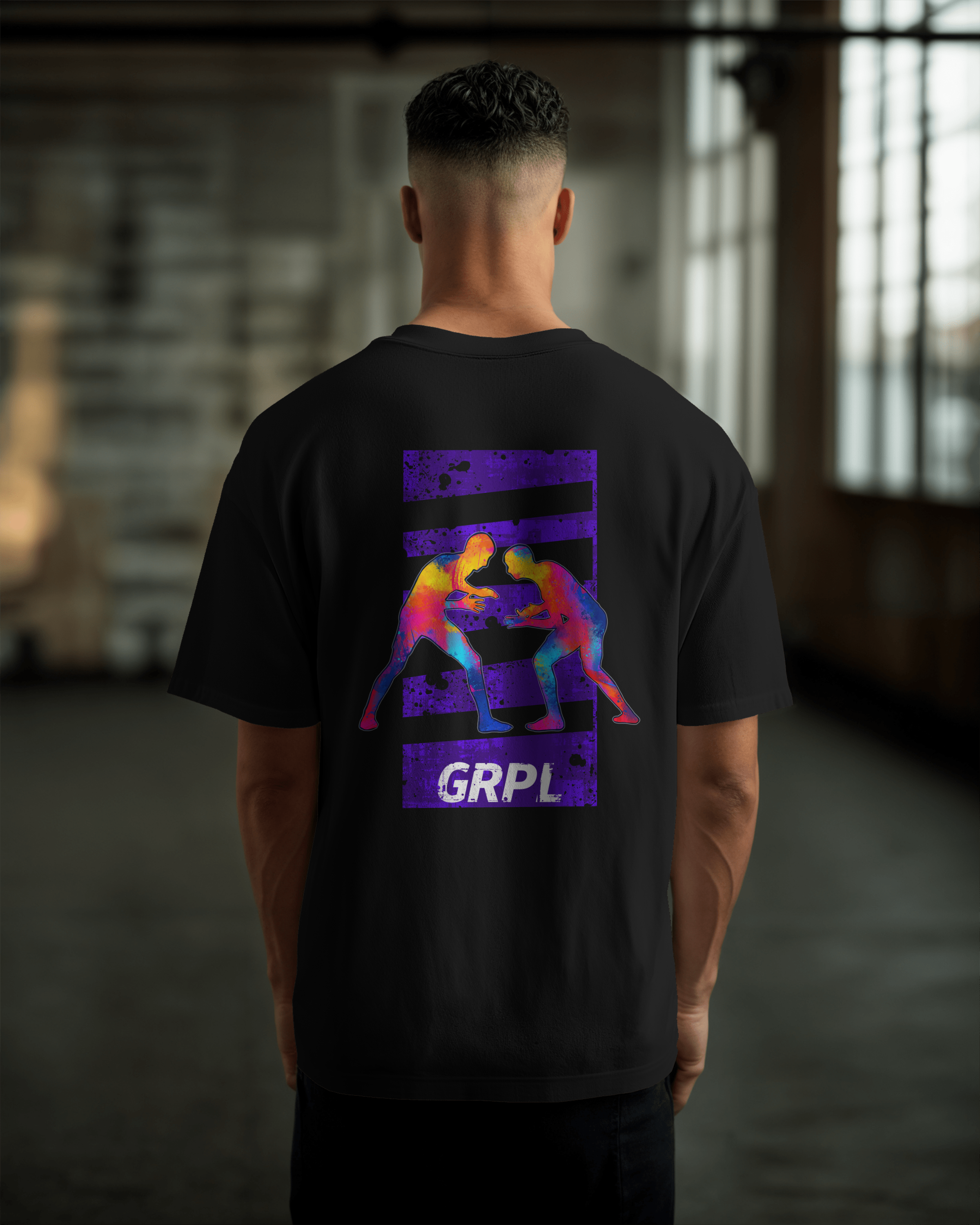"GRPL Purple Punch"Oversized Shirt