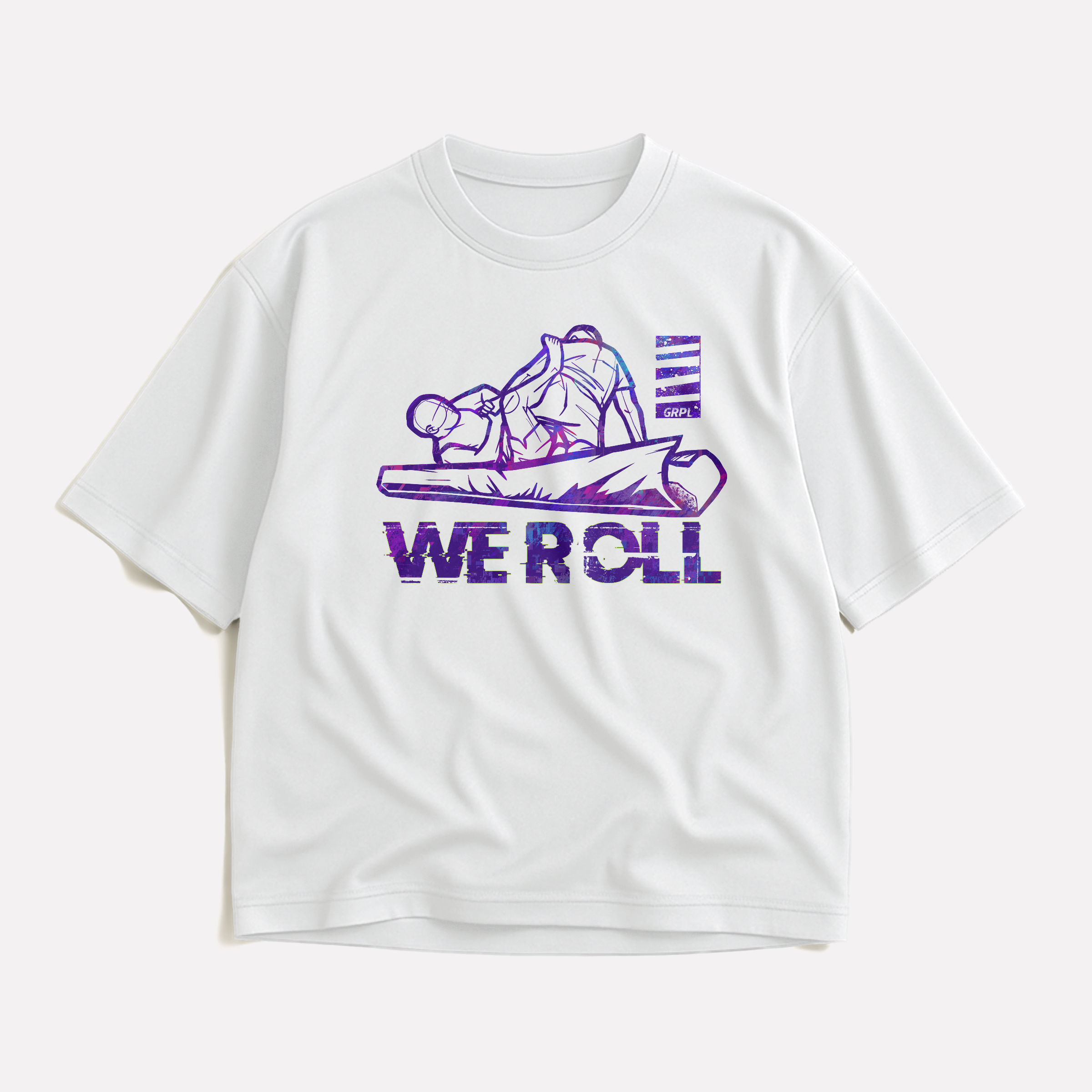 "WE ROLL" Oversized Shirt