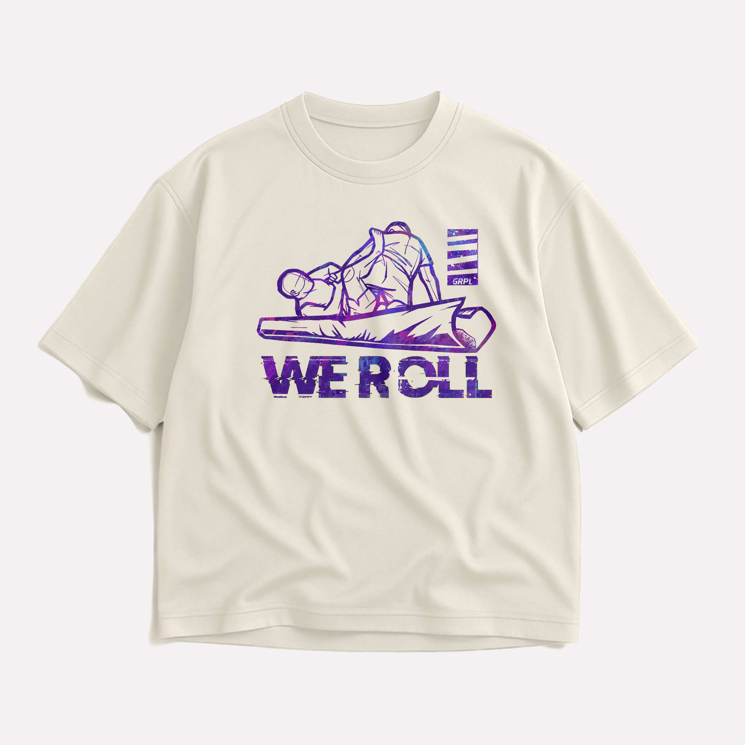 "WE ROLL" Oversized Shirt