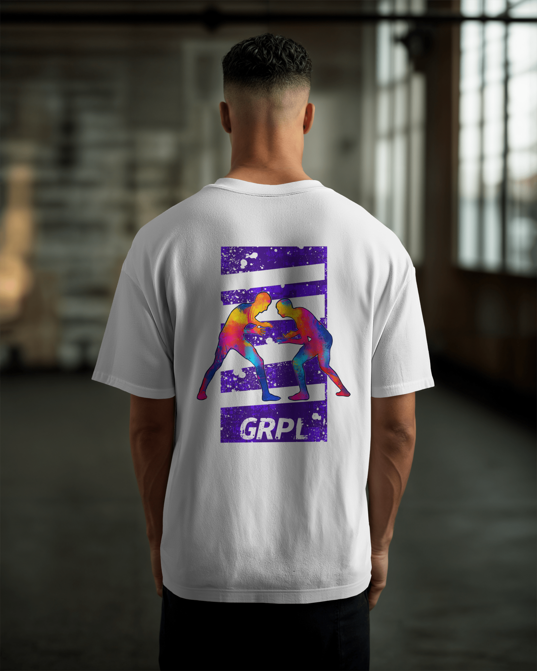 "GRPL Purple Punch"Oversized Shirt - GRPL-Brand