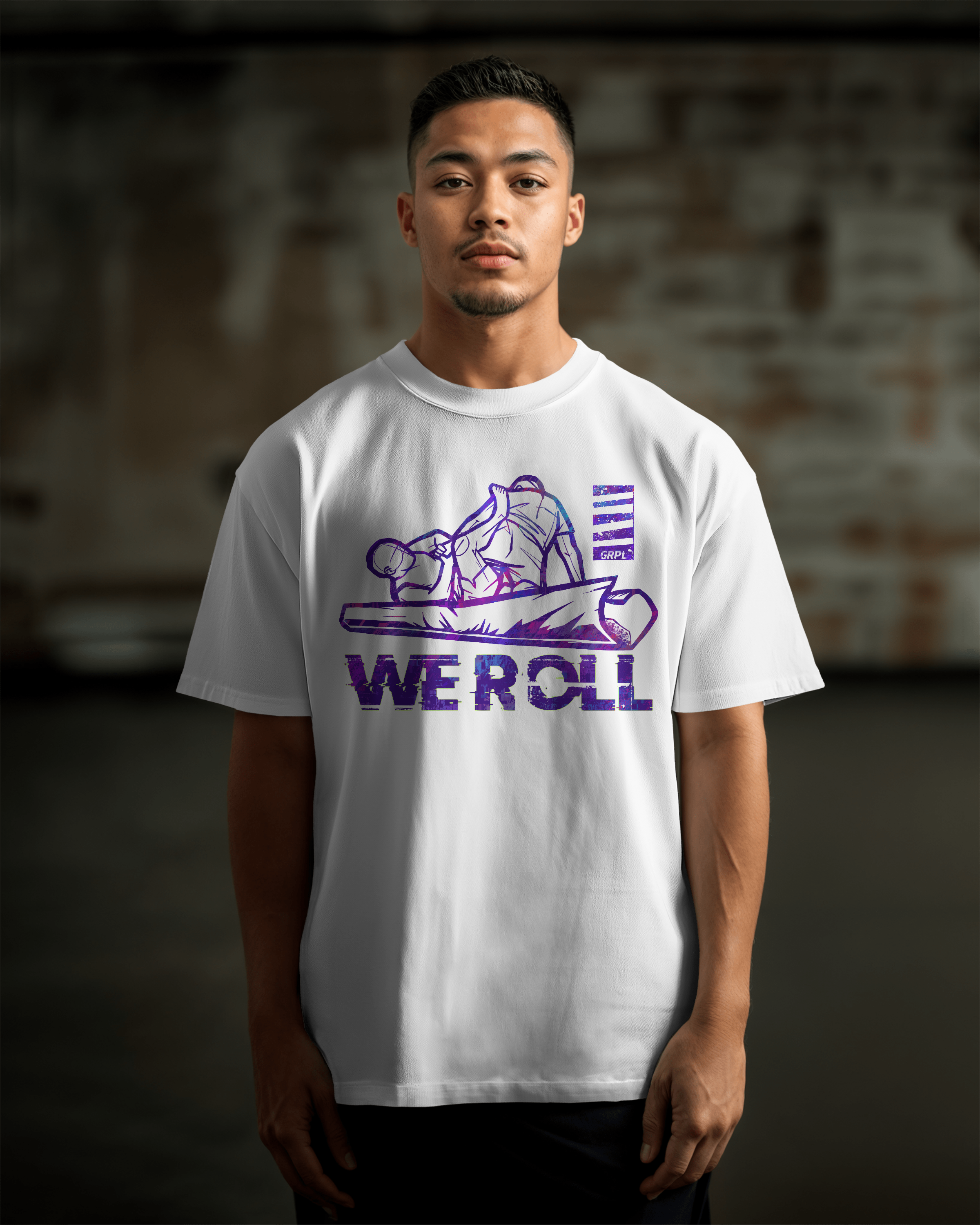 "WE ROLL" Oversized Shirt