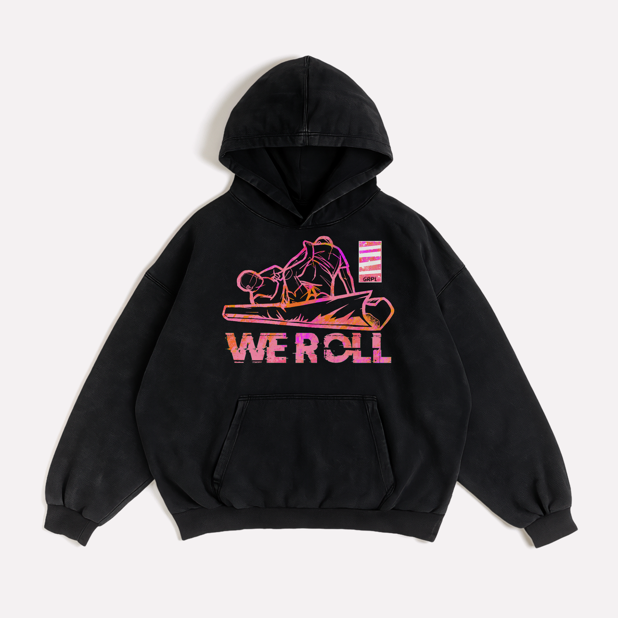 "WE ROLL" Oversized Hoodie