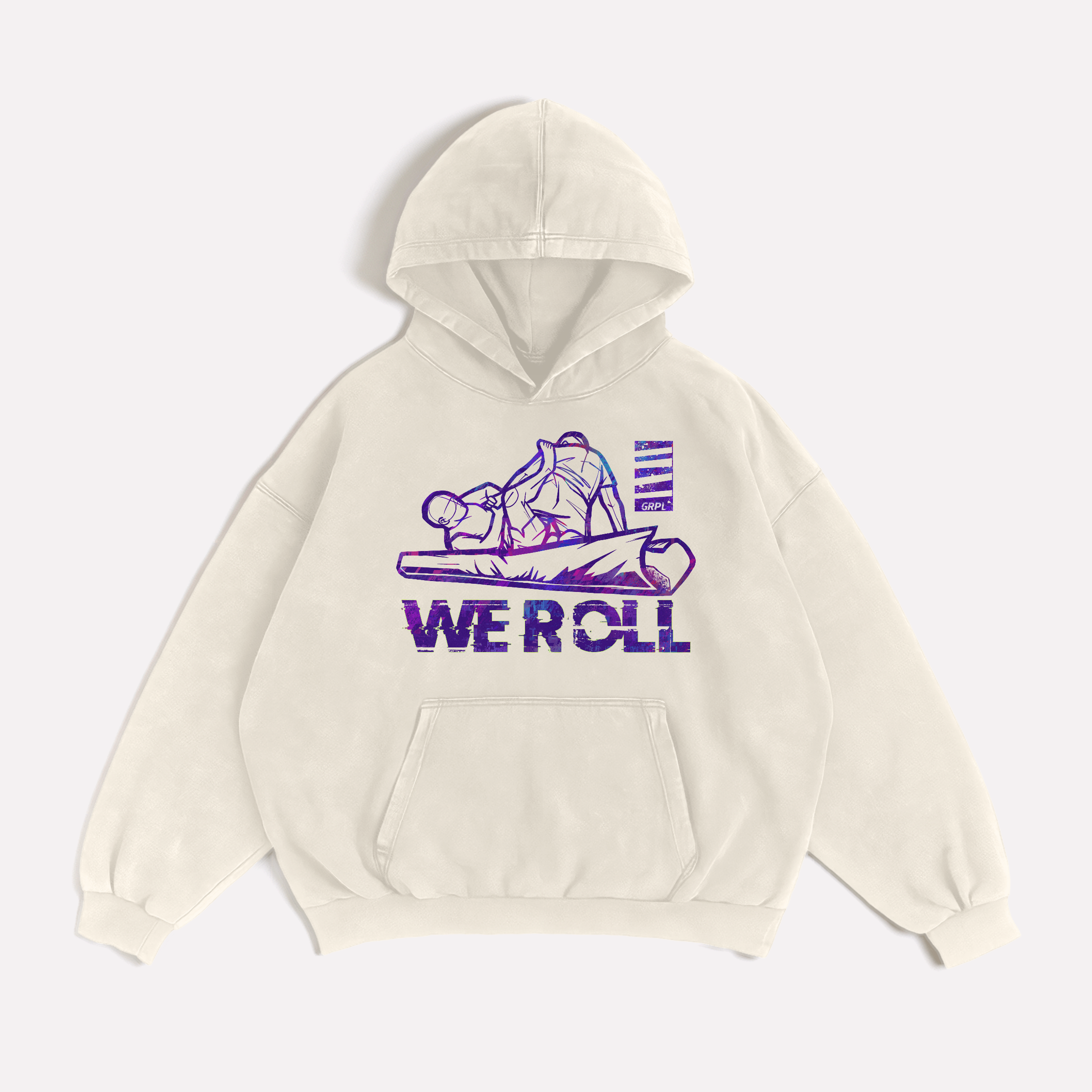 "WE ROLL" Oversized Hoodie