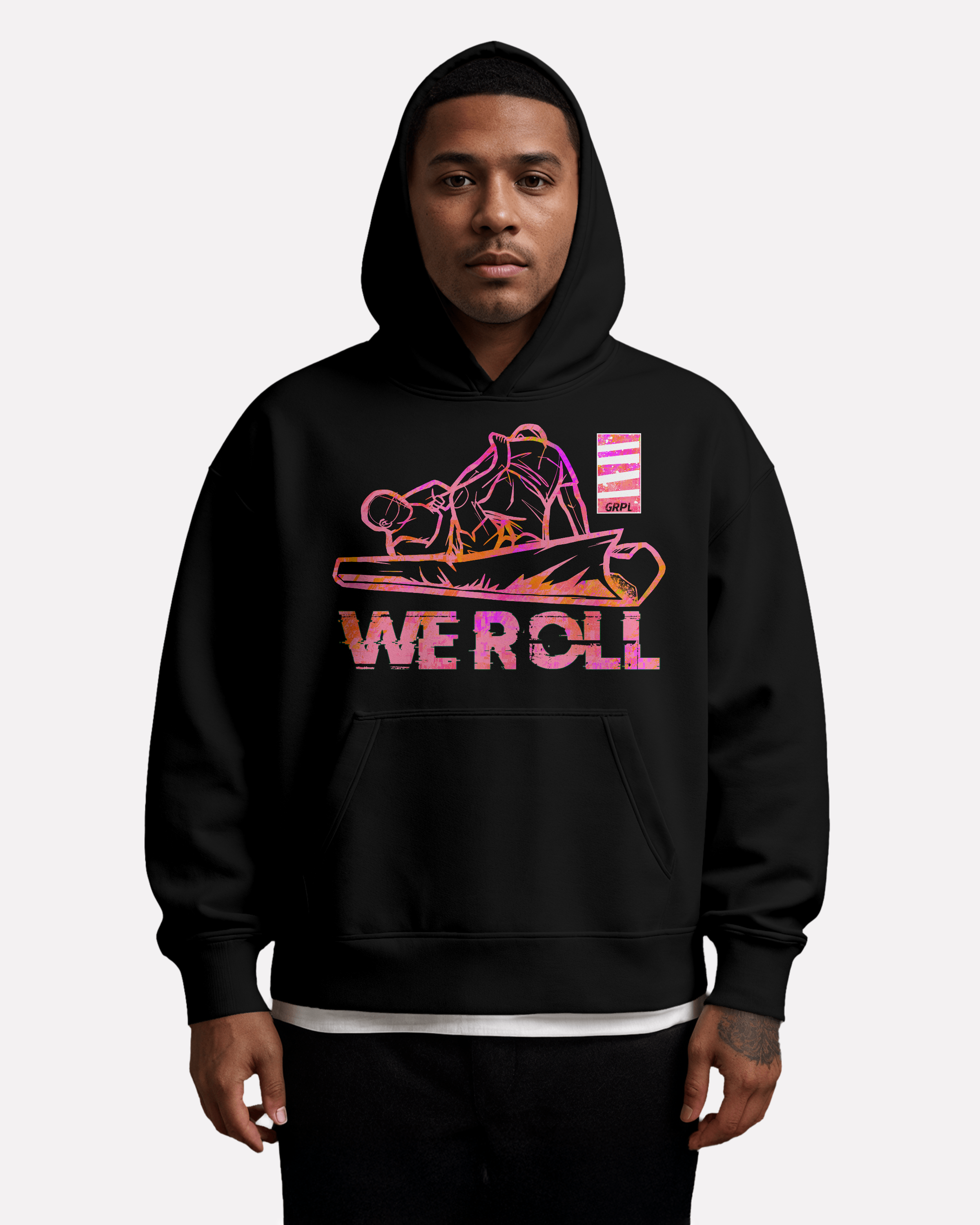 "WE ROLL" Oversized Hoodie