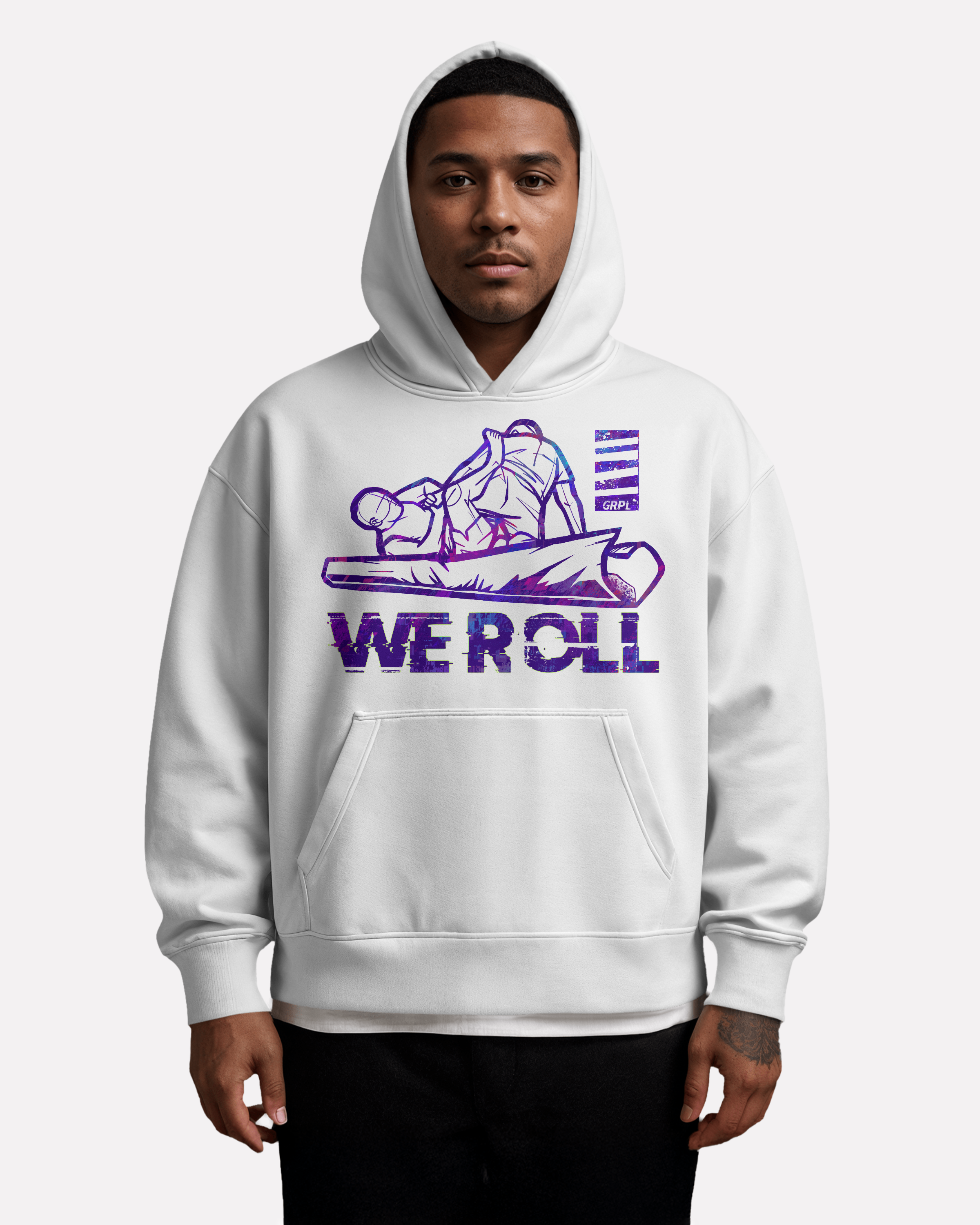 "WE ROLL" Oversized Hoodie