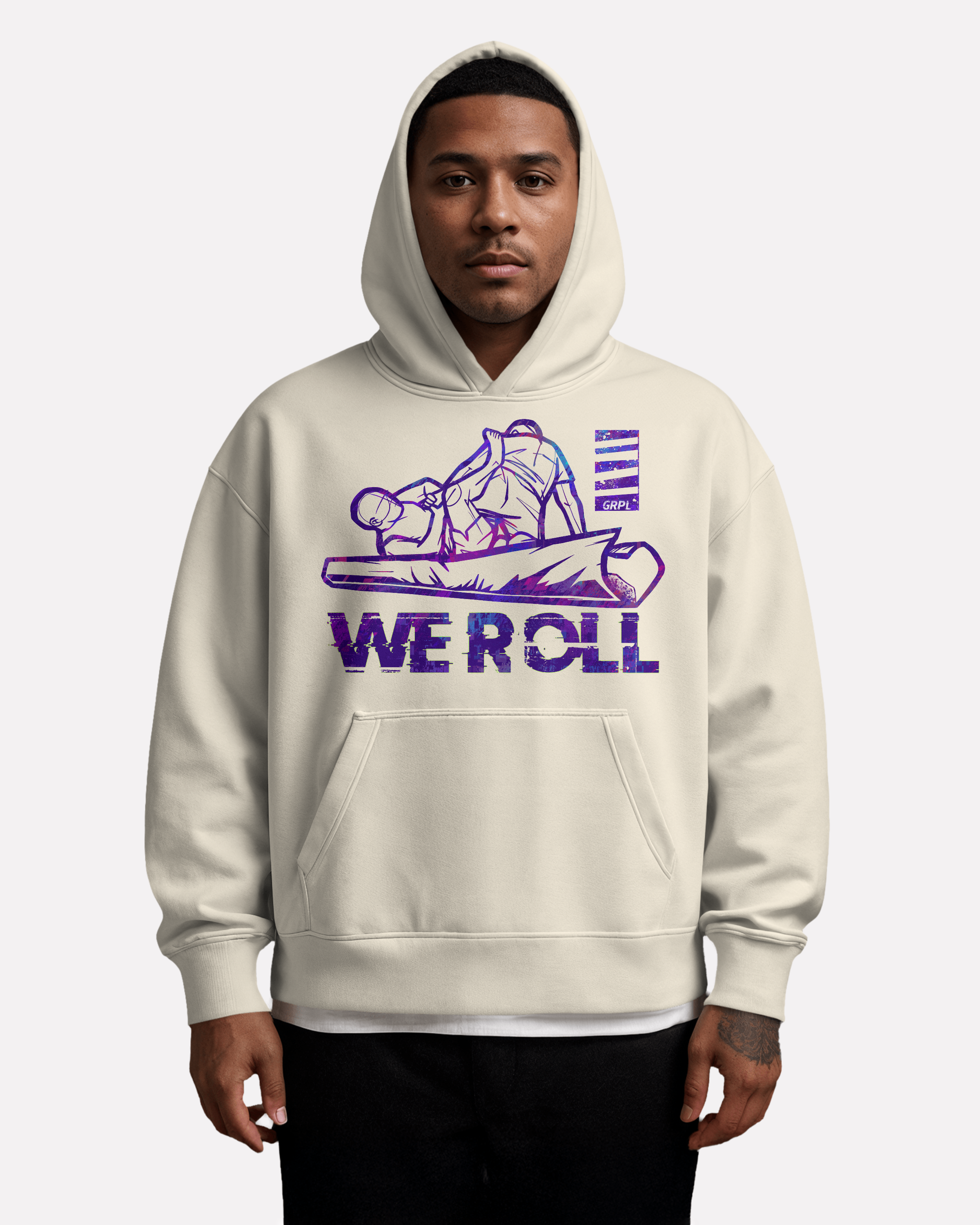 "WE ROLL" Oversized Hoodie
