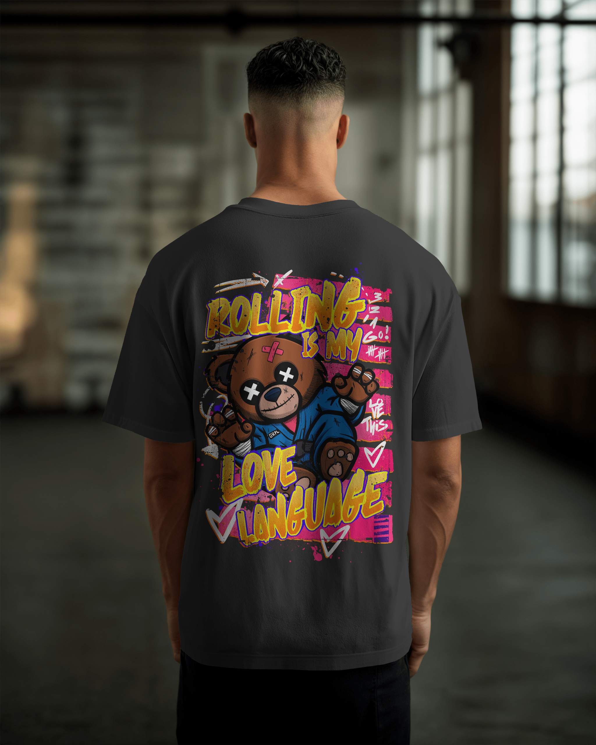 "Love Language" Oversized Shirt