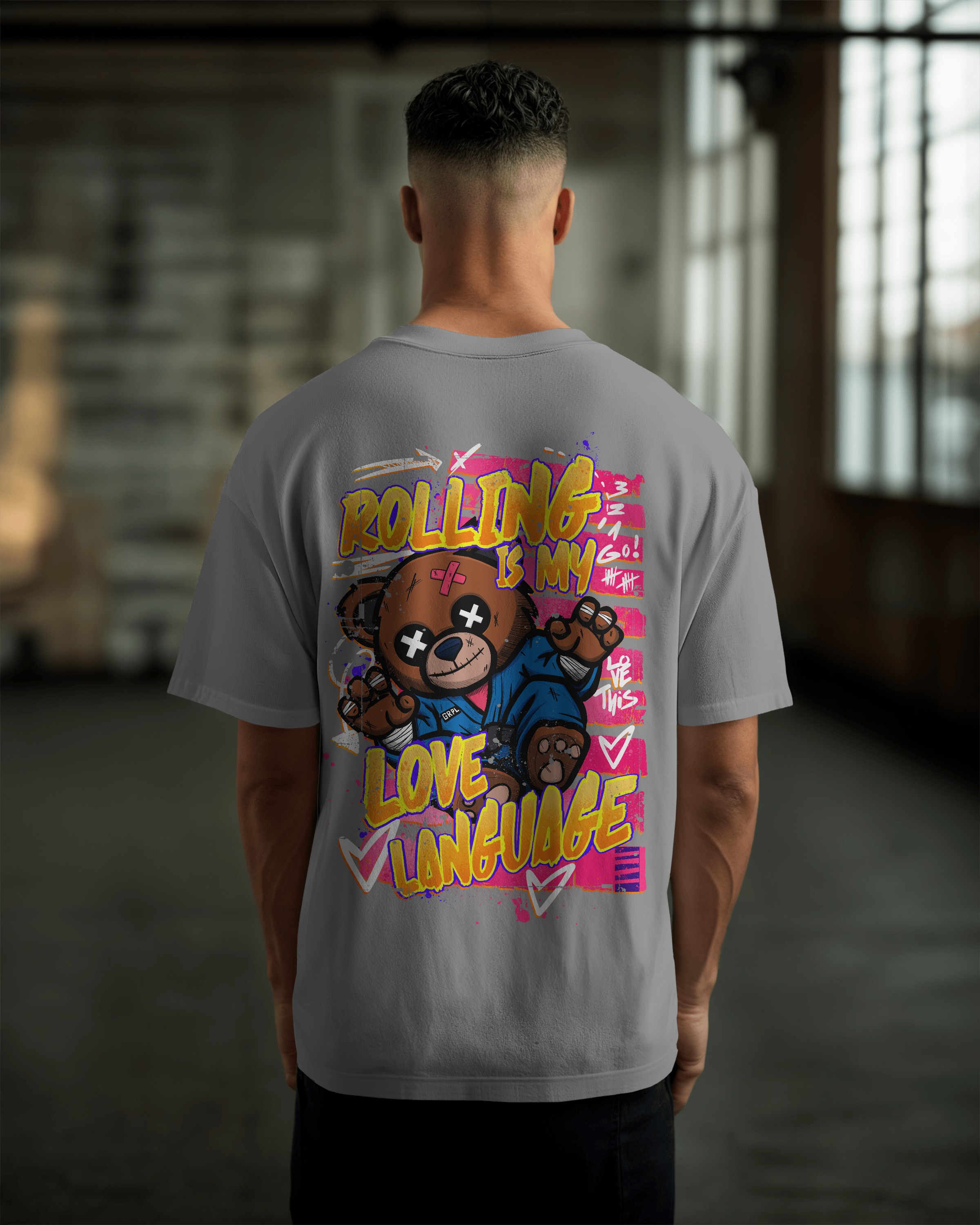 "Love Language" Oversized Shirt