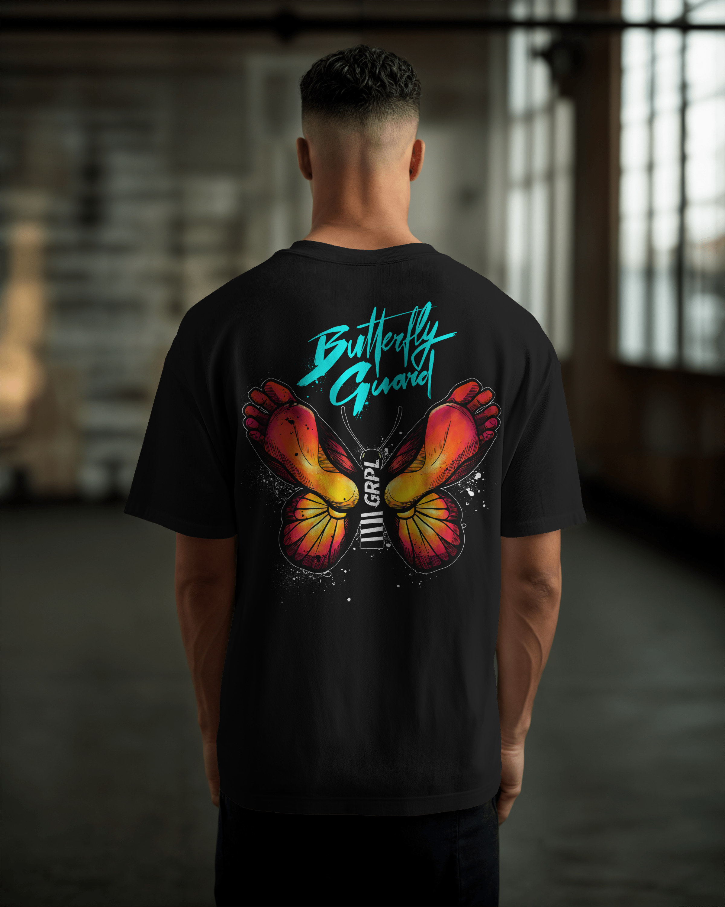 "Butterfly"  Oversized Shirt