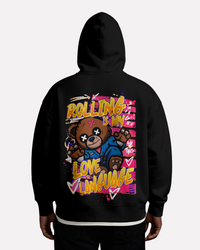 "Love Language"Oversized Hoodie