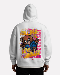 "Love Language"Oversized Hoodie