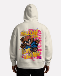 "Love Language"Oversized Hoodie