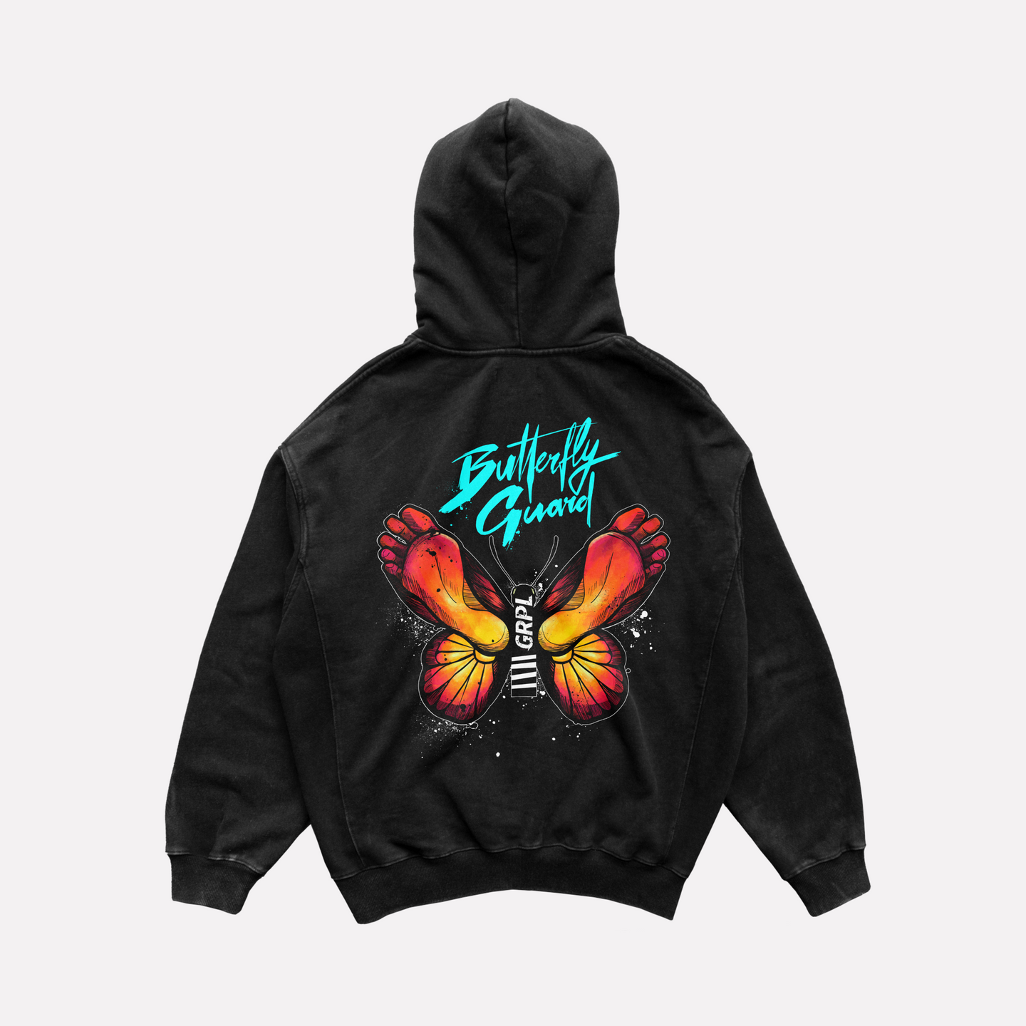 "Butterfly" Oversized Zipper Hoodie