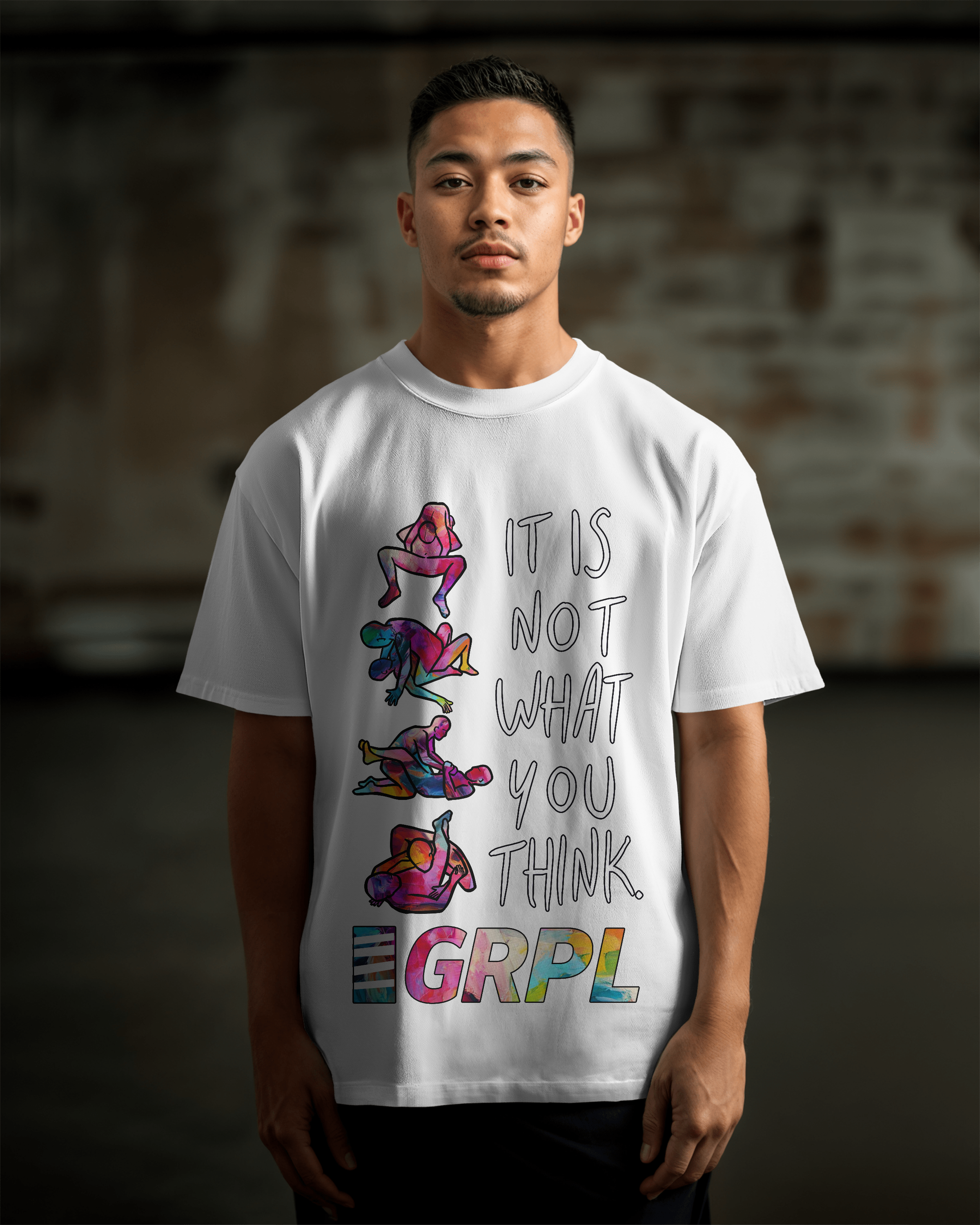 "Not What You Think" Oversized Shirt