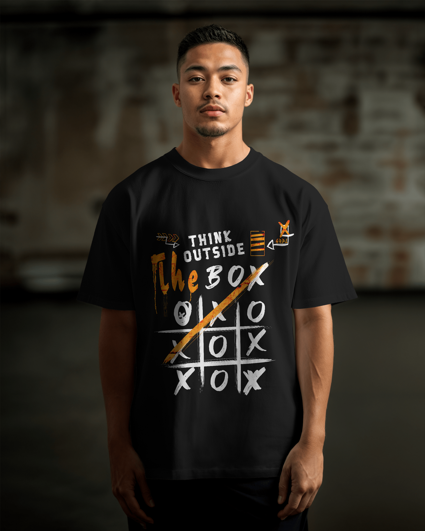 "Outside the box"Oversized Shirt - GRPL-Brand