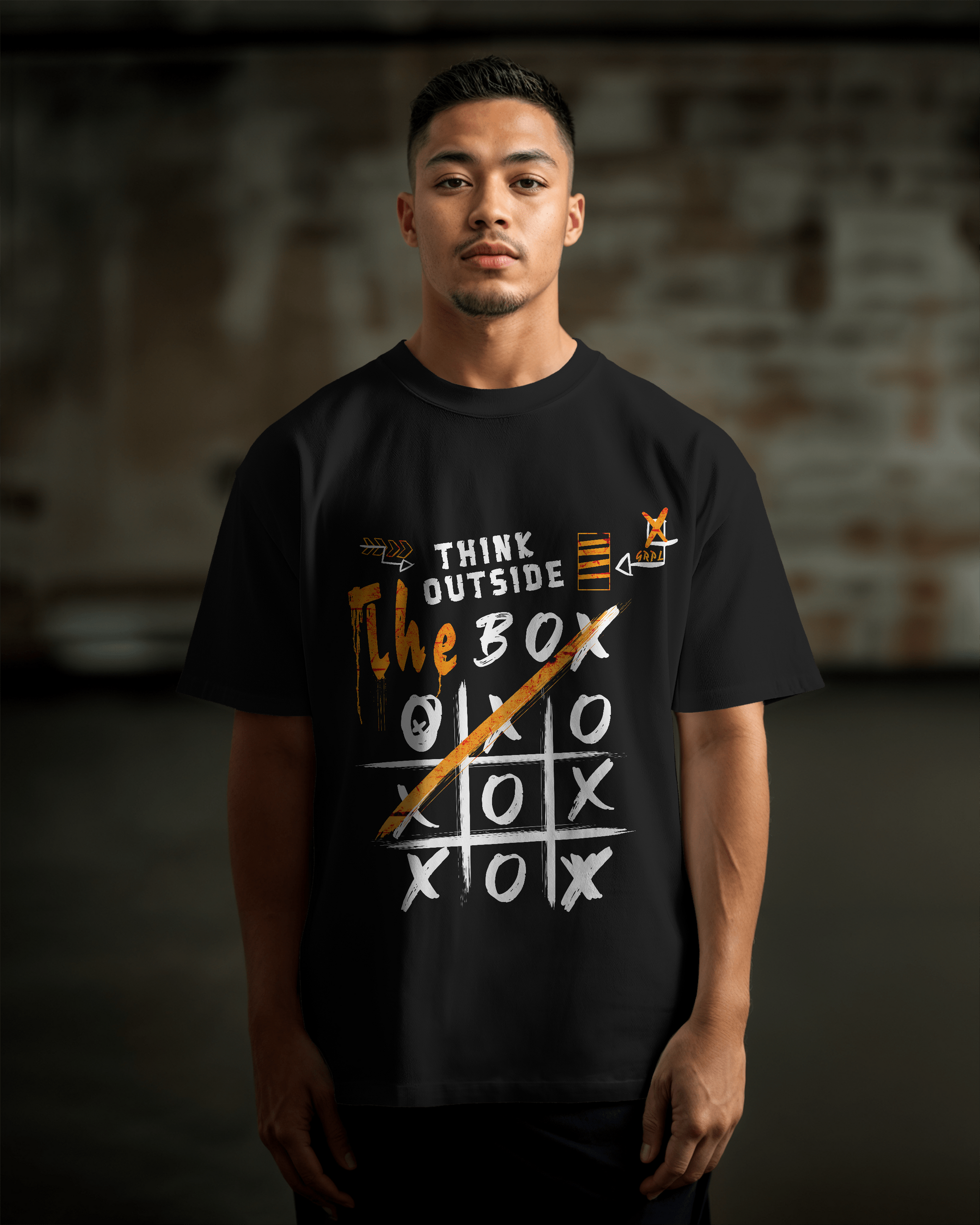 "Outside the box"Oversized Shirt - GRPL-Brand