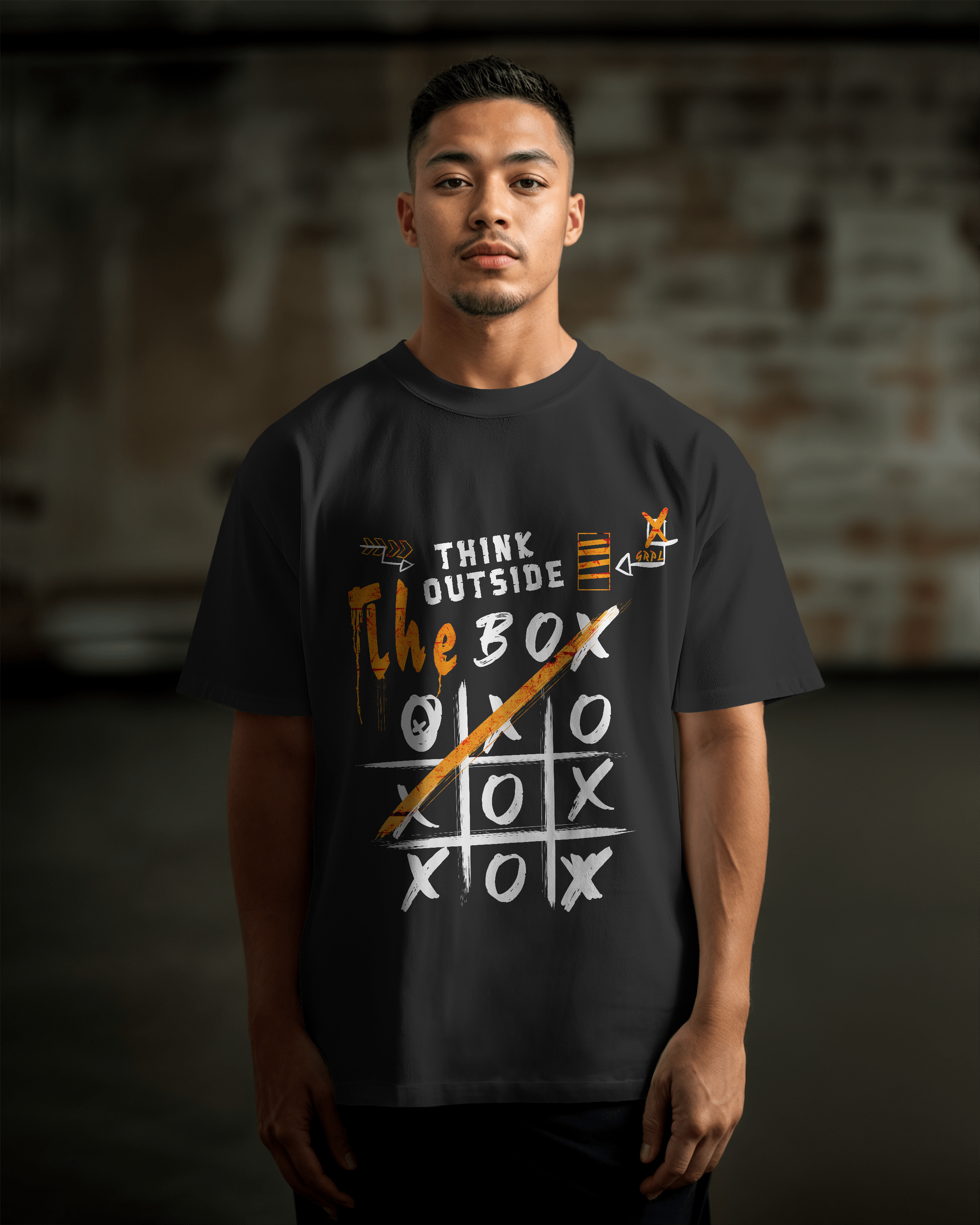 "Outside the box"Oversized Shirt - GRPL-Brand